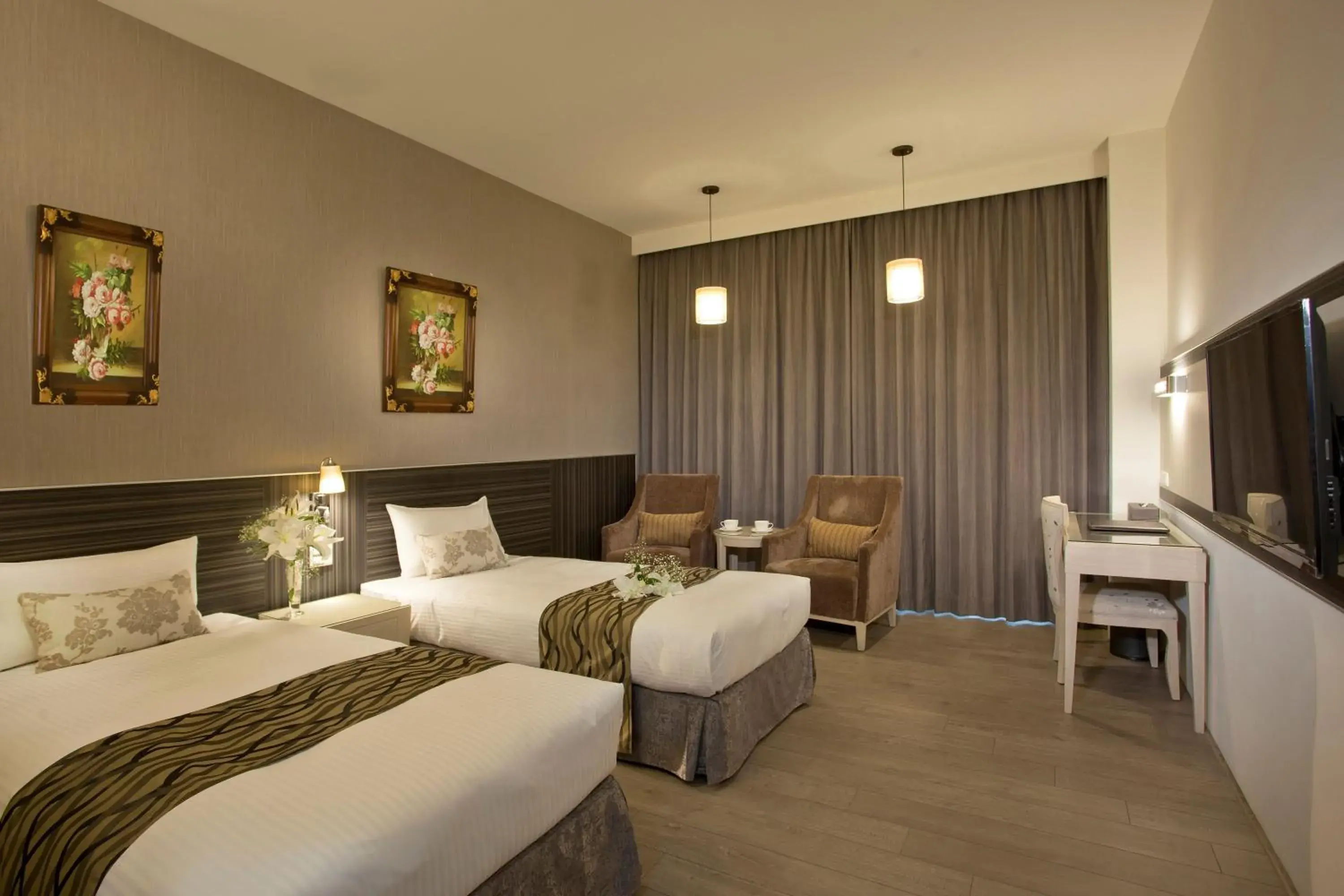 Twin Room with Balcony in Renyi Lake Hotel Twin Room with Balcony in Renyi Lake Hotel