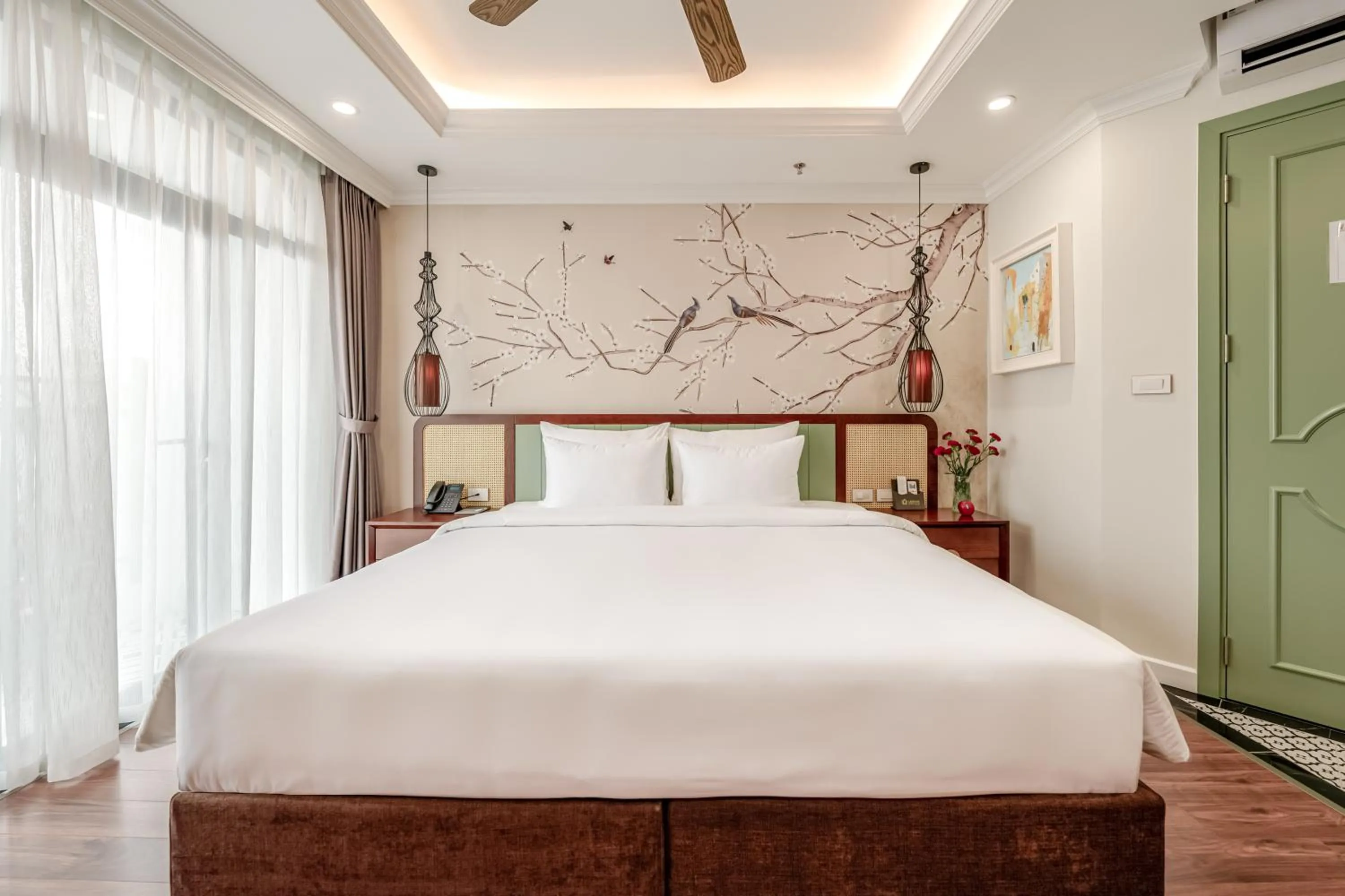 Bed in Lestar Hotel Hanoi