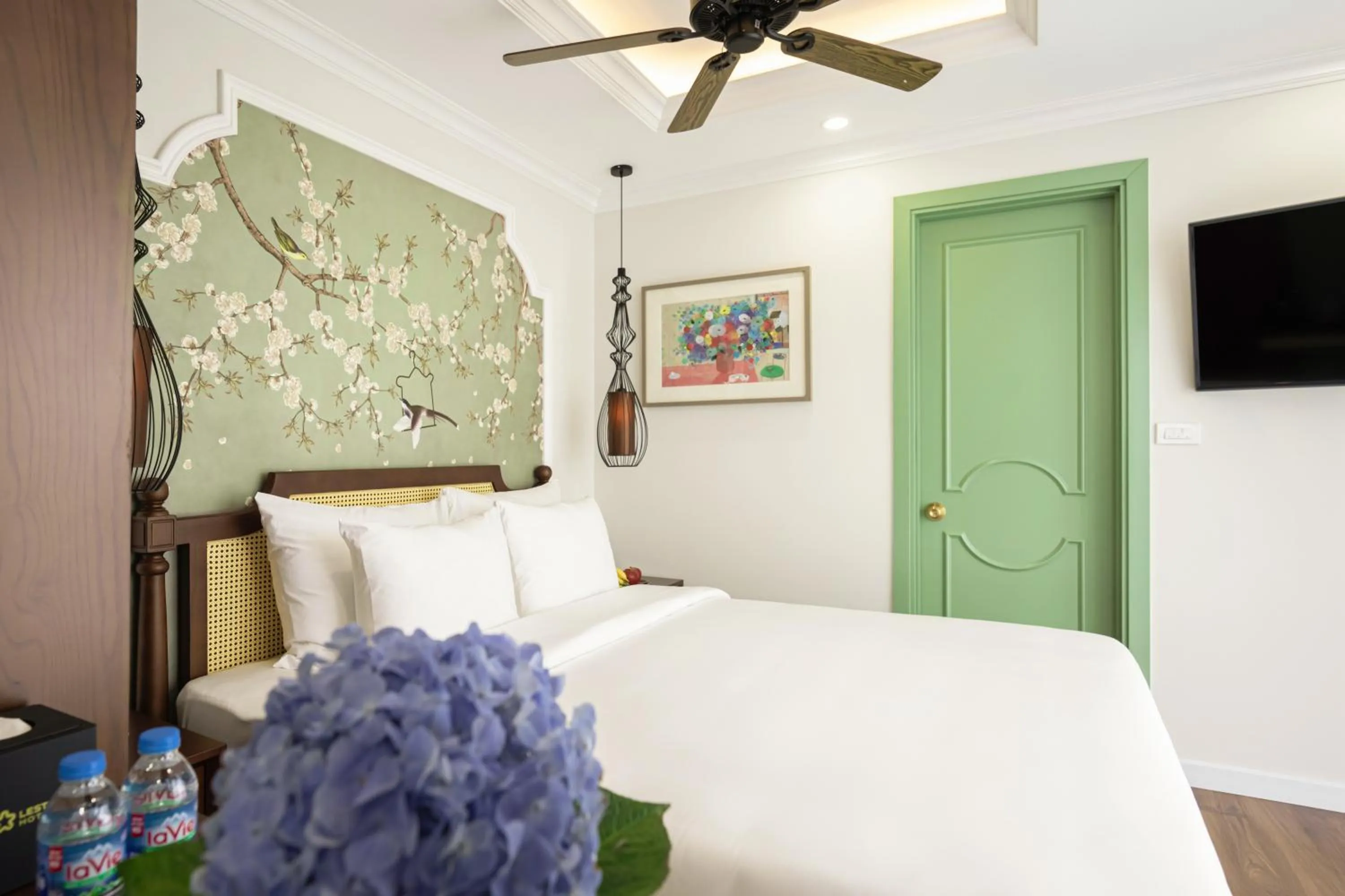 Bed in Lestar Hotel Hanoi