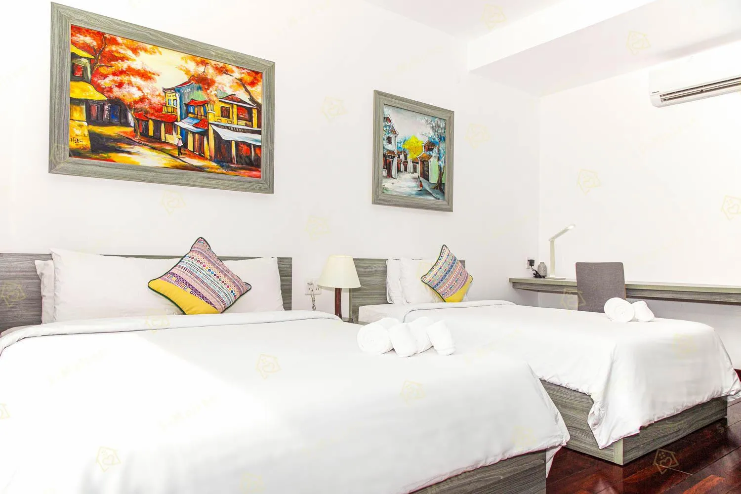 Bed in Ylang Garden Villa