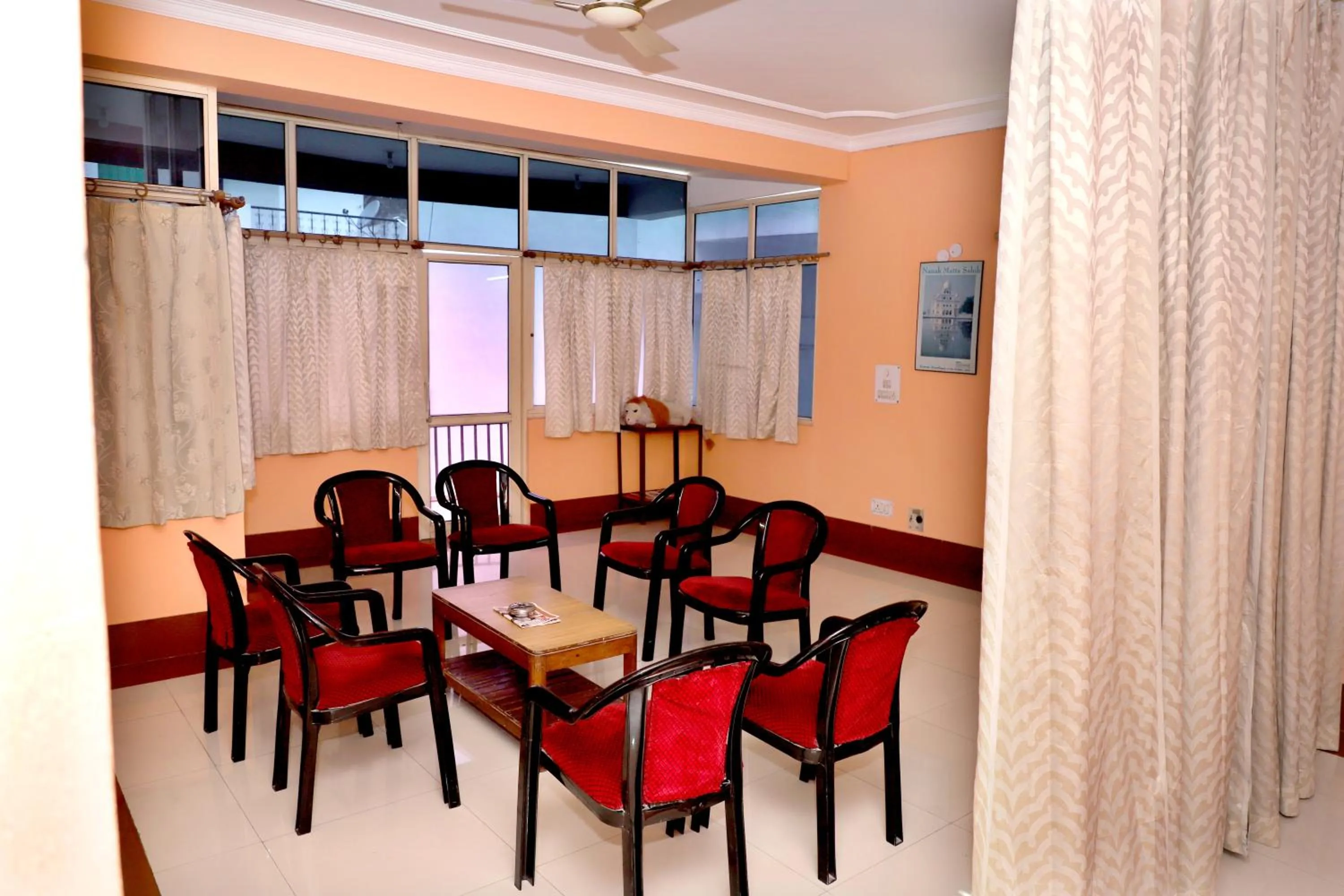Seating area in Hotel Magnet House
