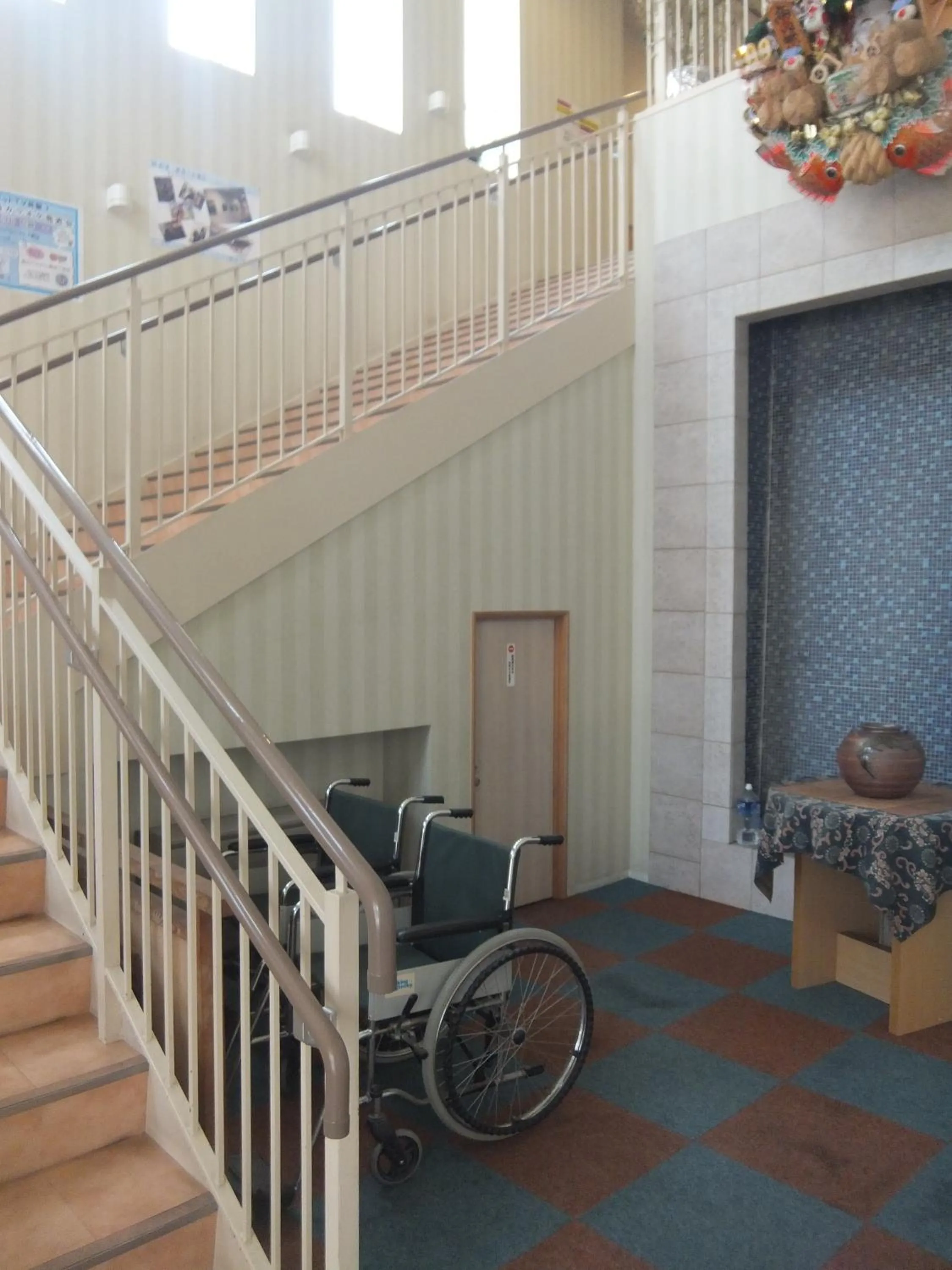 Decorative detail in Natural Onsen Hostel Hidamari no Yu