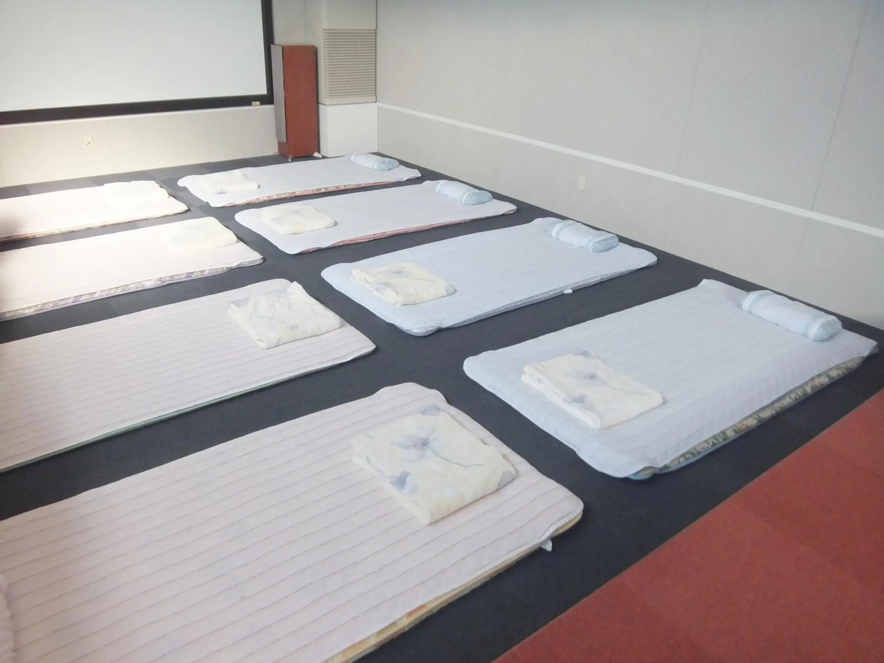 Single Futon in Male Dormitory Room in Natural Onsen Hostel Hidamari no Yu Single Futon in Male Dormitory Room in Natural Onsen Hostel Hidamari no Yu