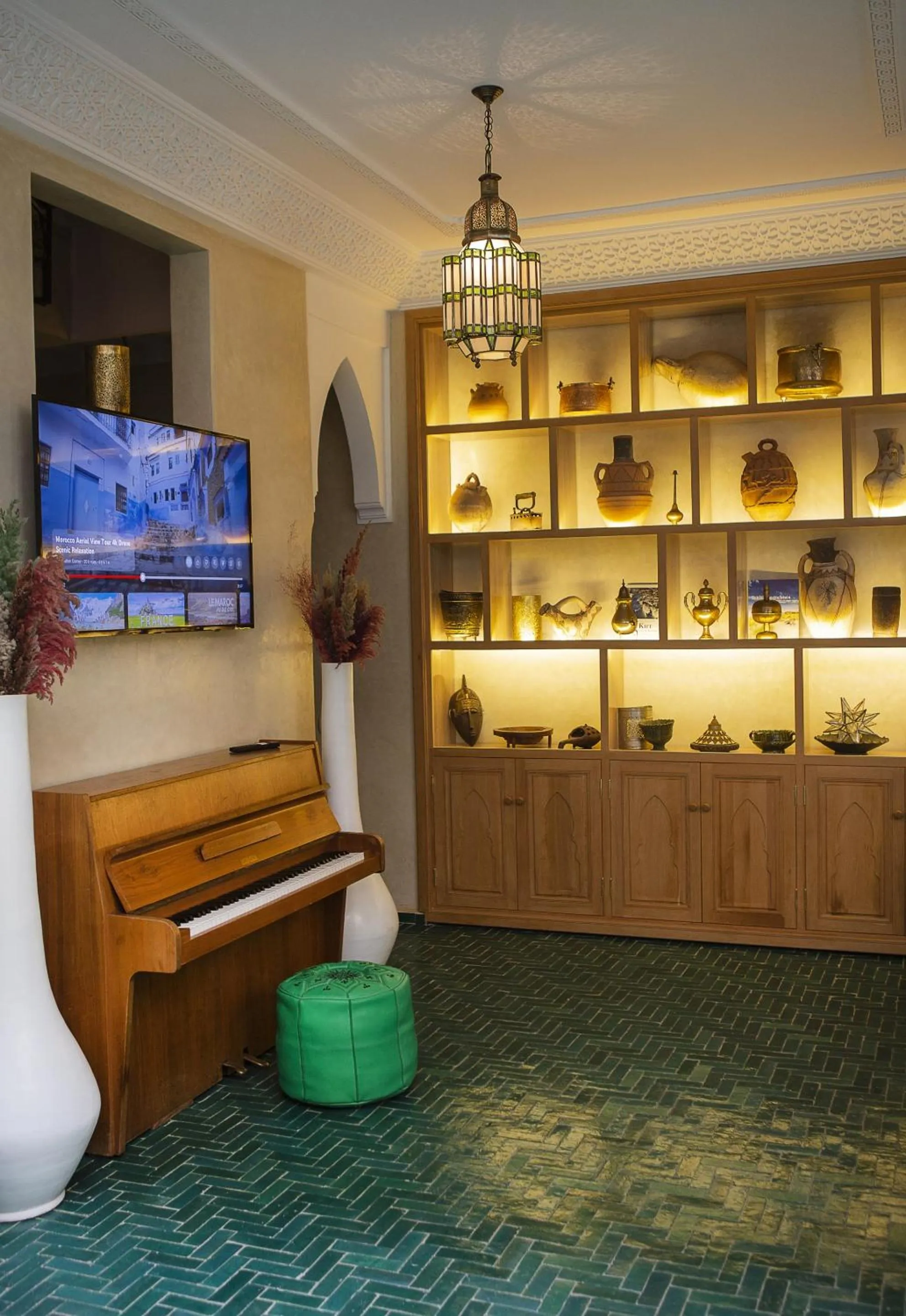 Lobby or reception in Riad Atrium & Spa