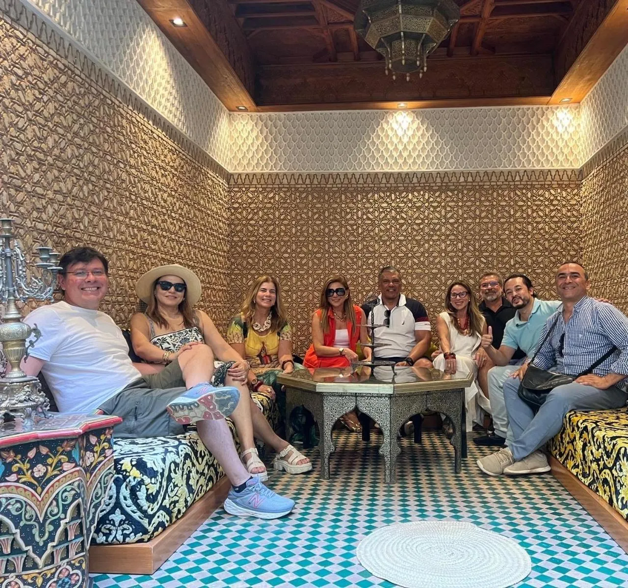 Guests in Riad Atrium & Spa