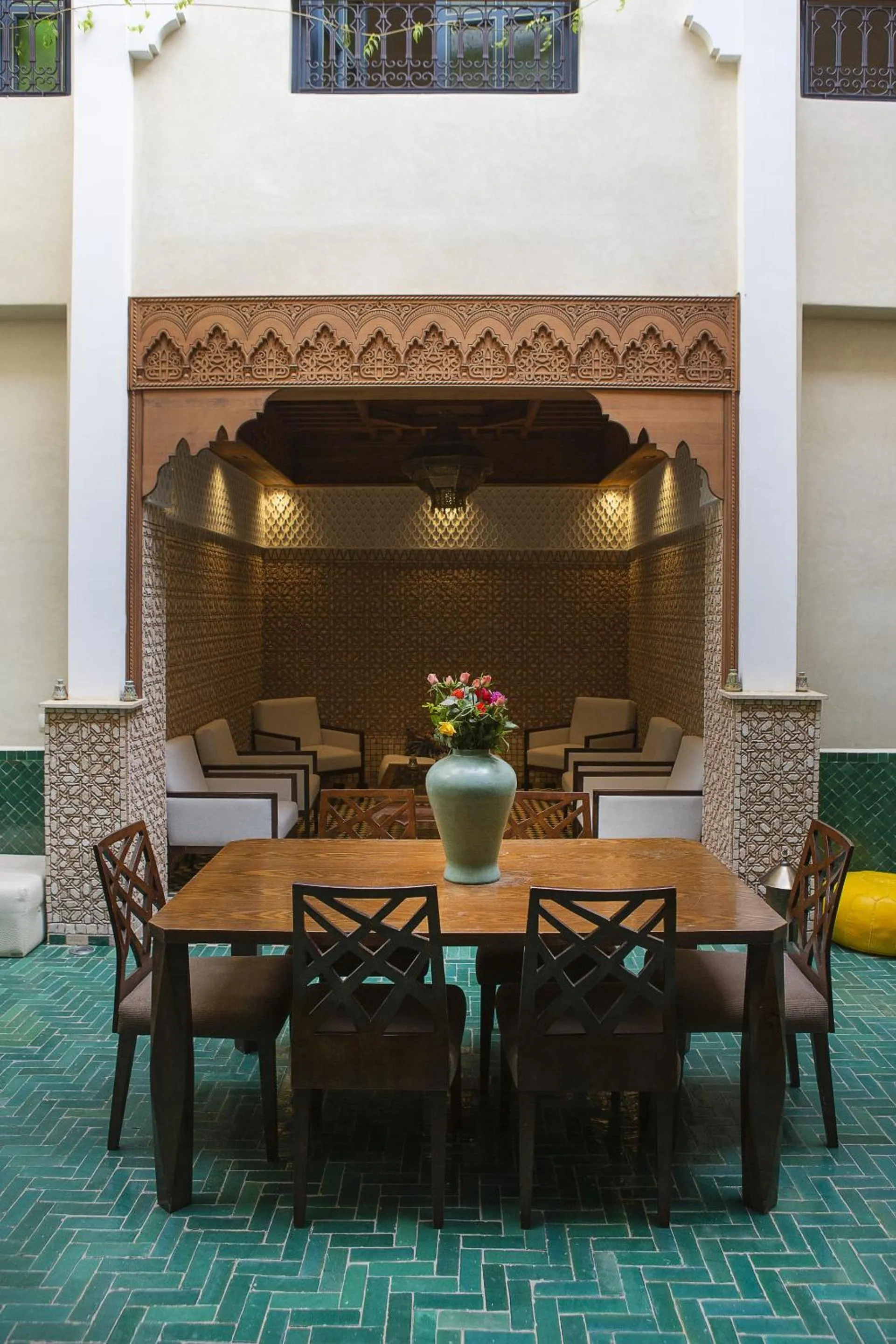 Dining area in Riad Atrium & Spa