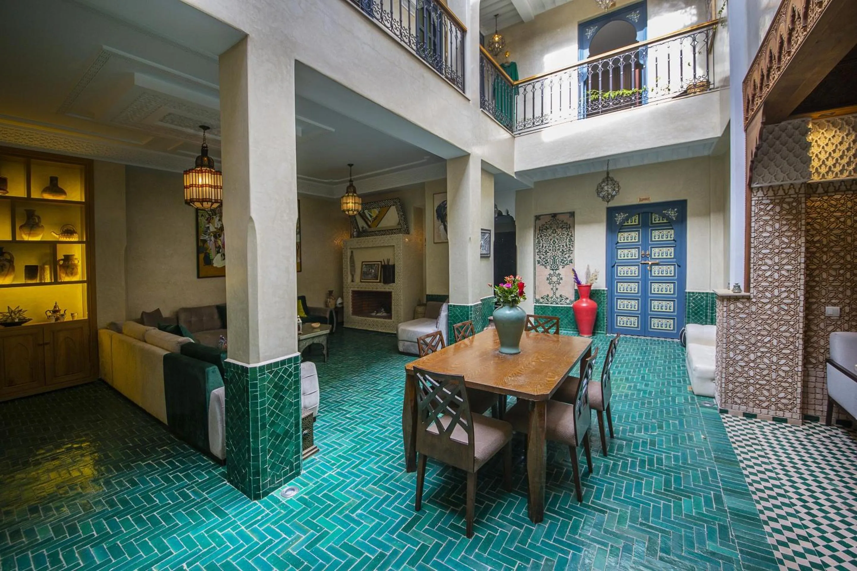 Patio in Riad Atrium & Spa