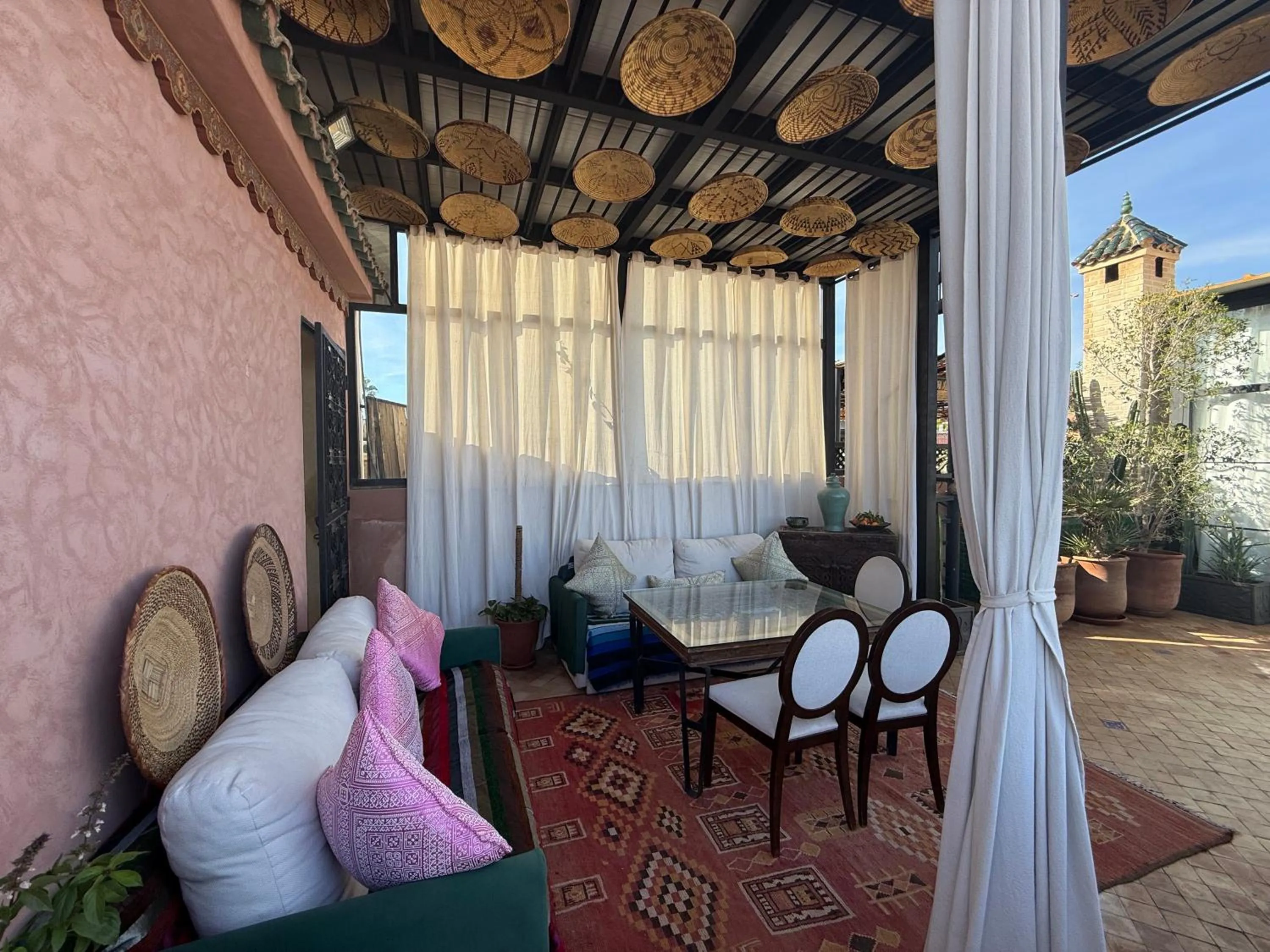 Patio in Riad Atrium & Spa