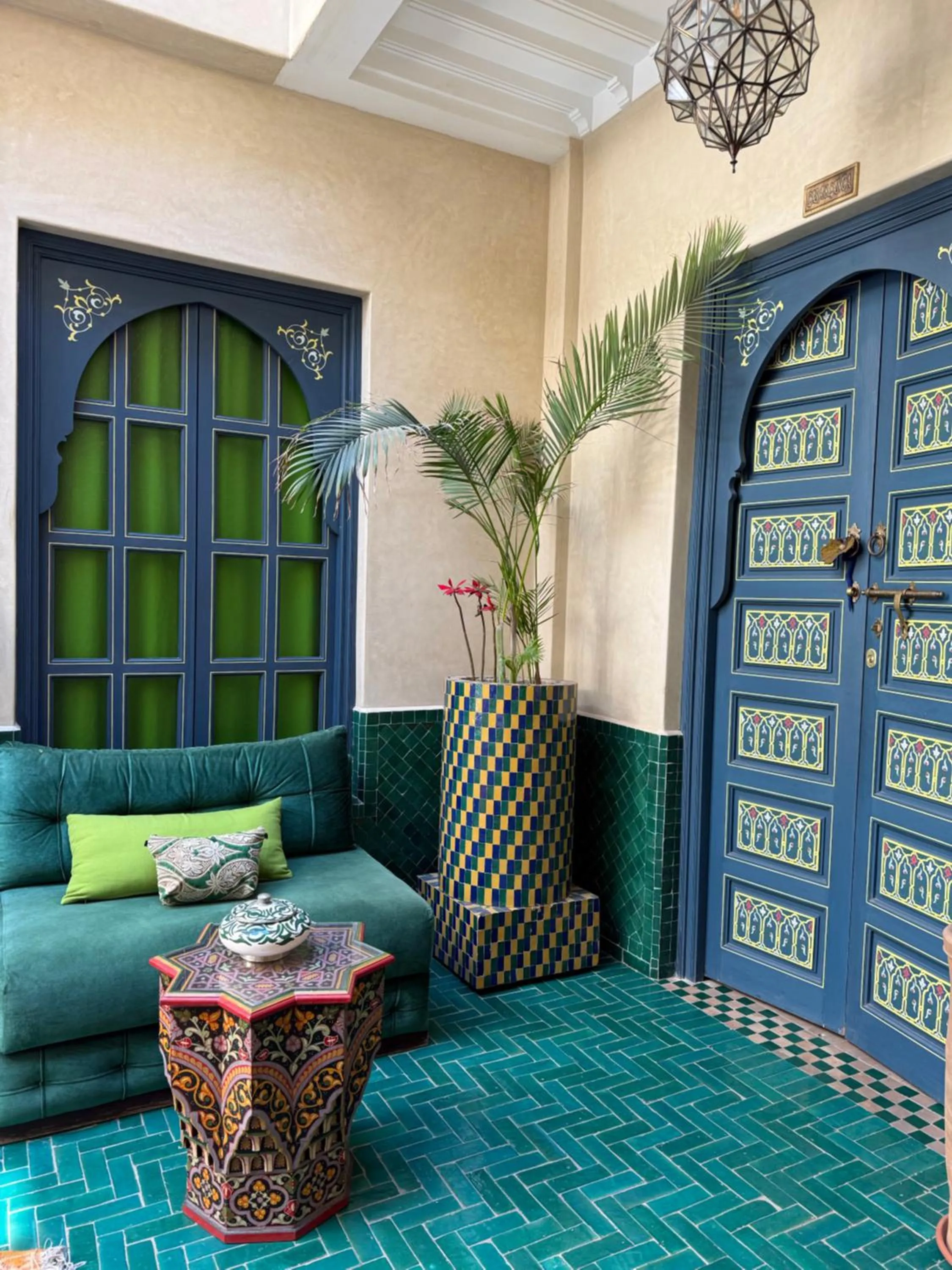 Lobby or reception in Riad Atrium & Spa
