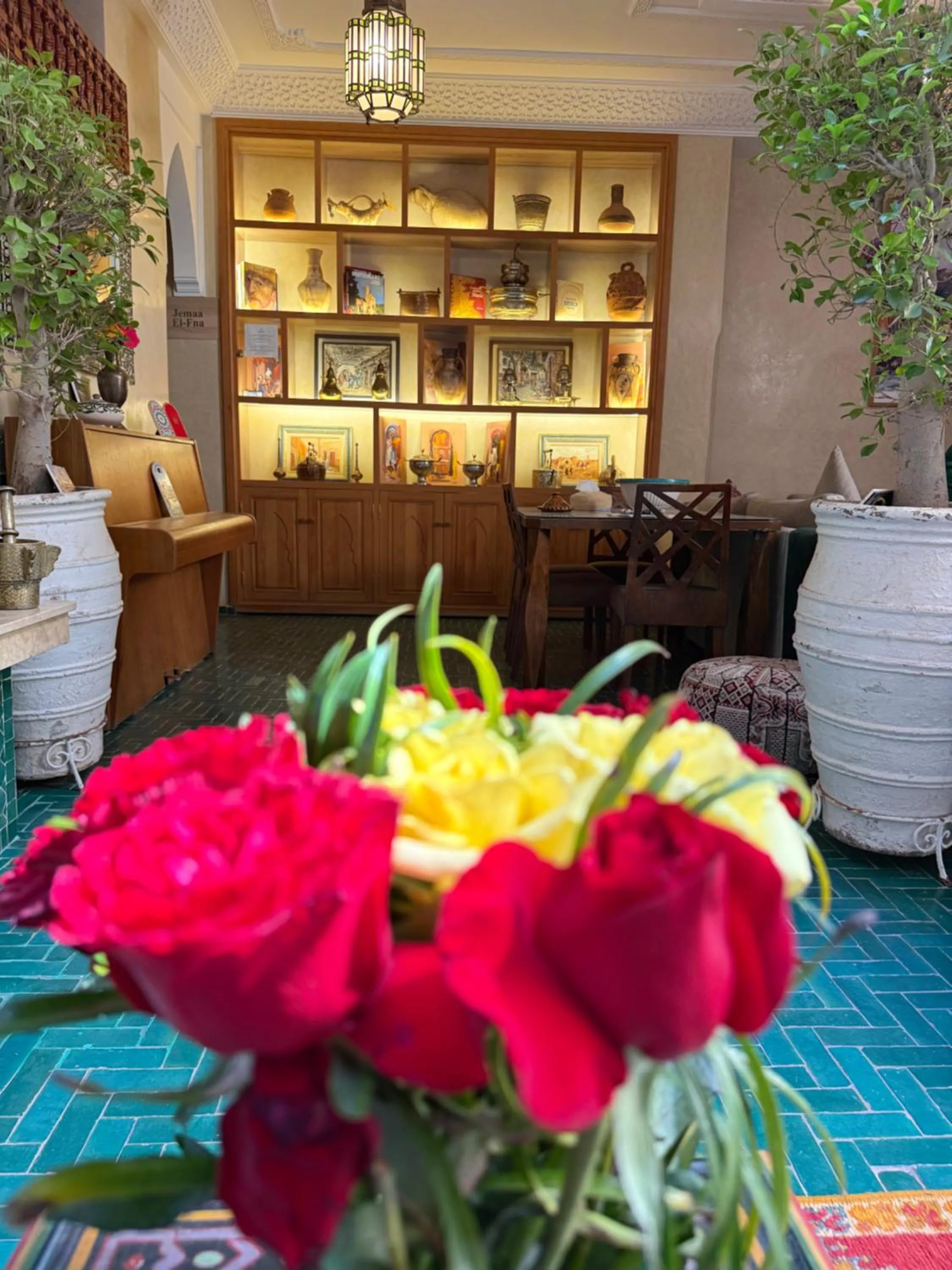 Living room in Riad Atrium & Spa