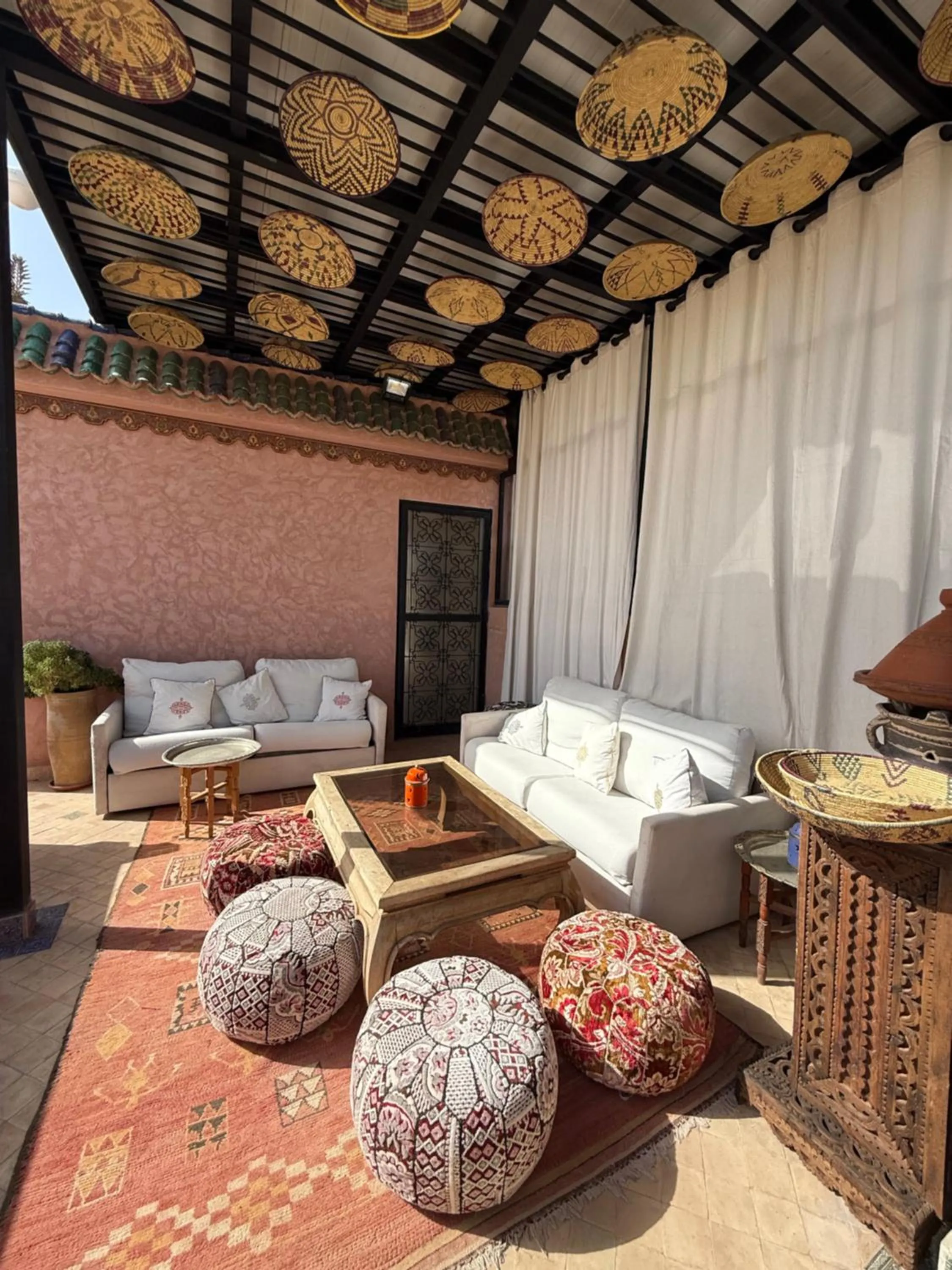 Patio in Riad Atrium & Spa