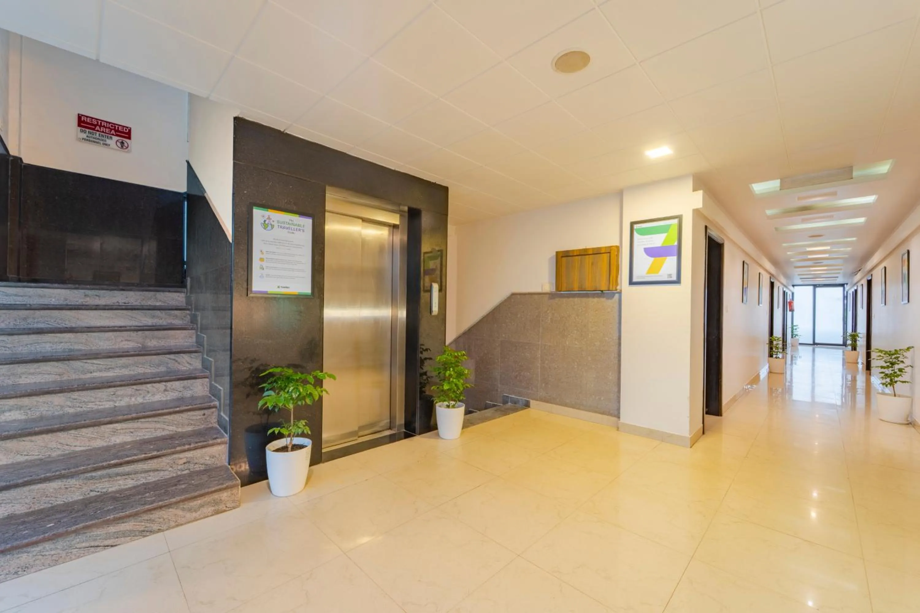 elevator in Treebo Shivam Inn Near Singapore Mall