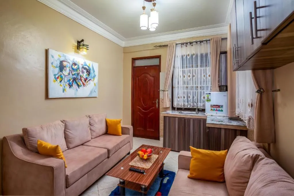 Kitchen or kitchenette in Keba Xpress Hotel - Entebbe