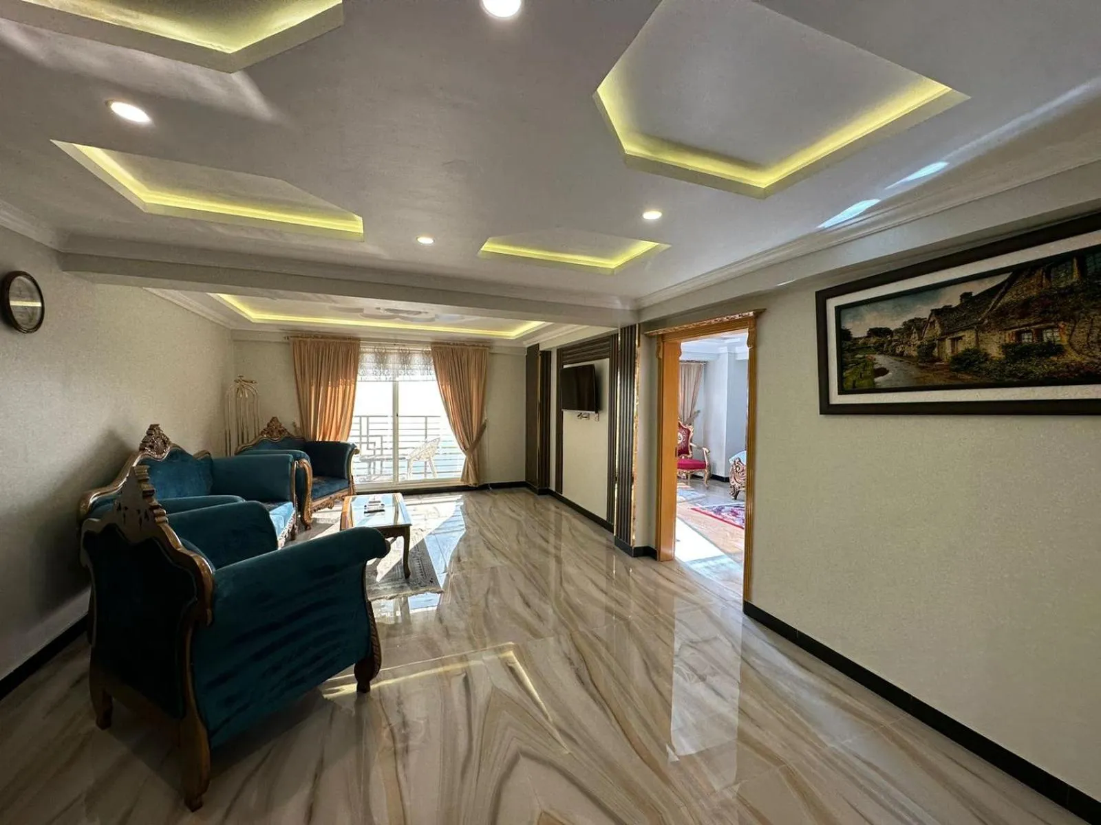 Seating area in Burj A Zafar