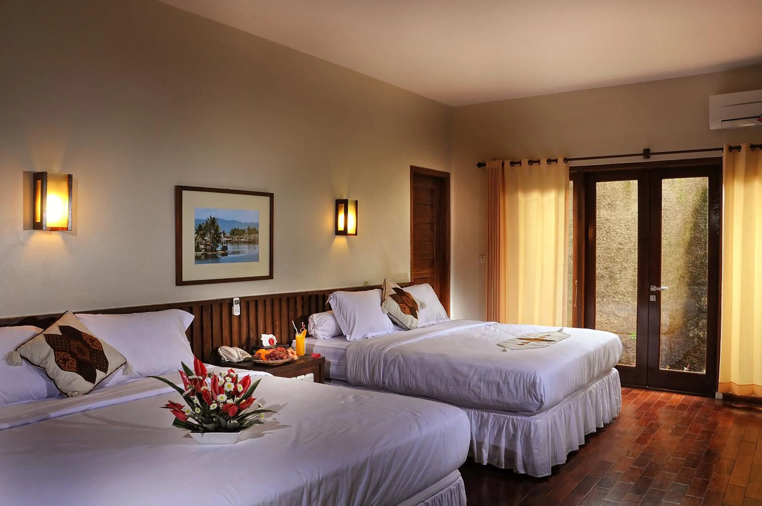 Bed in Tetirah Boutique Hotel Salatiga