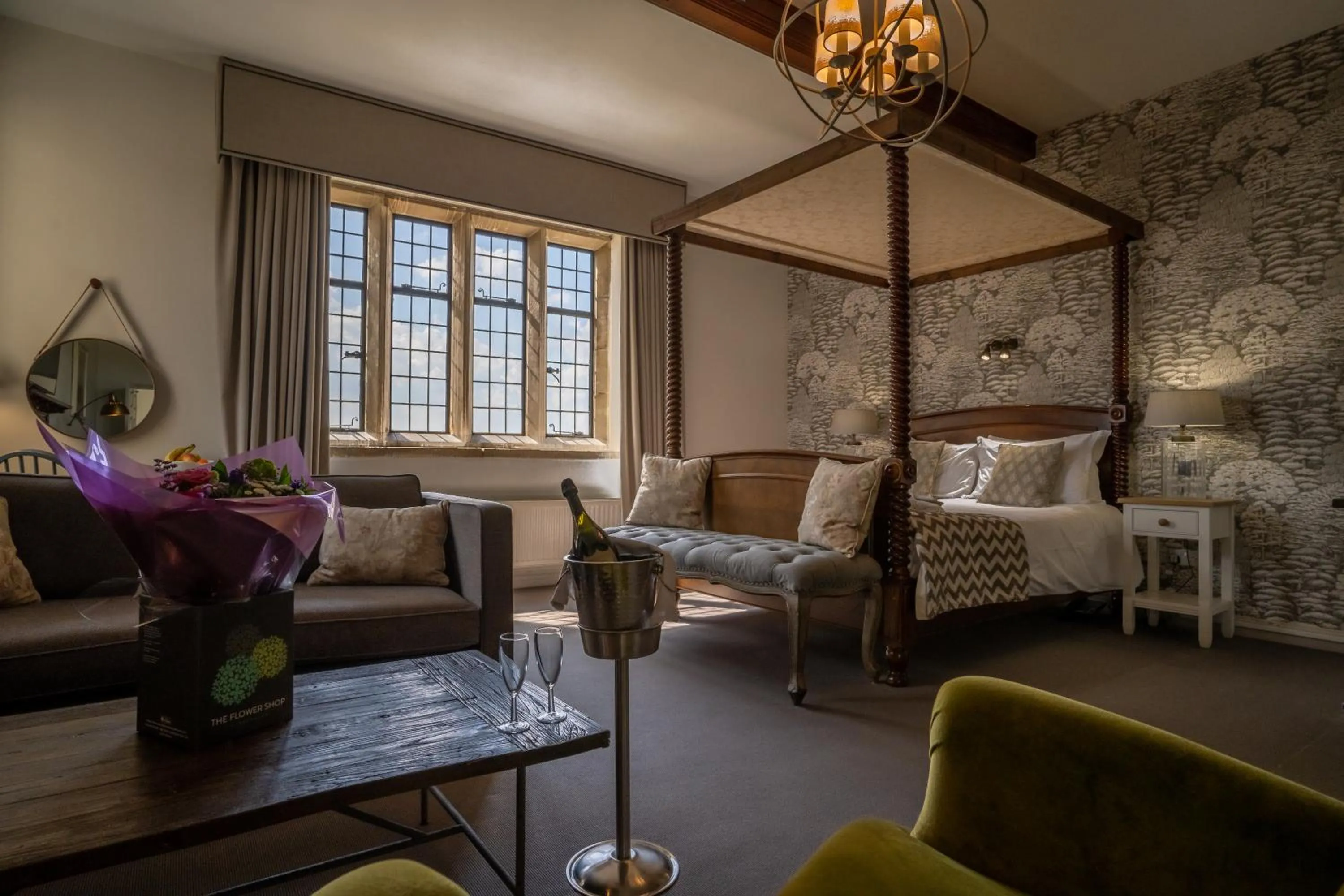 Bedroom in Stonehouse Court Hotel - A Bespoke Hotel