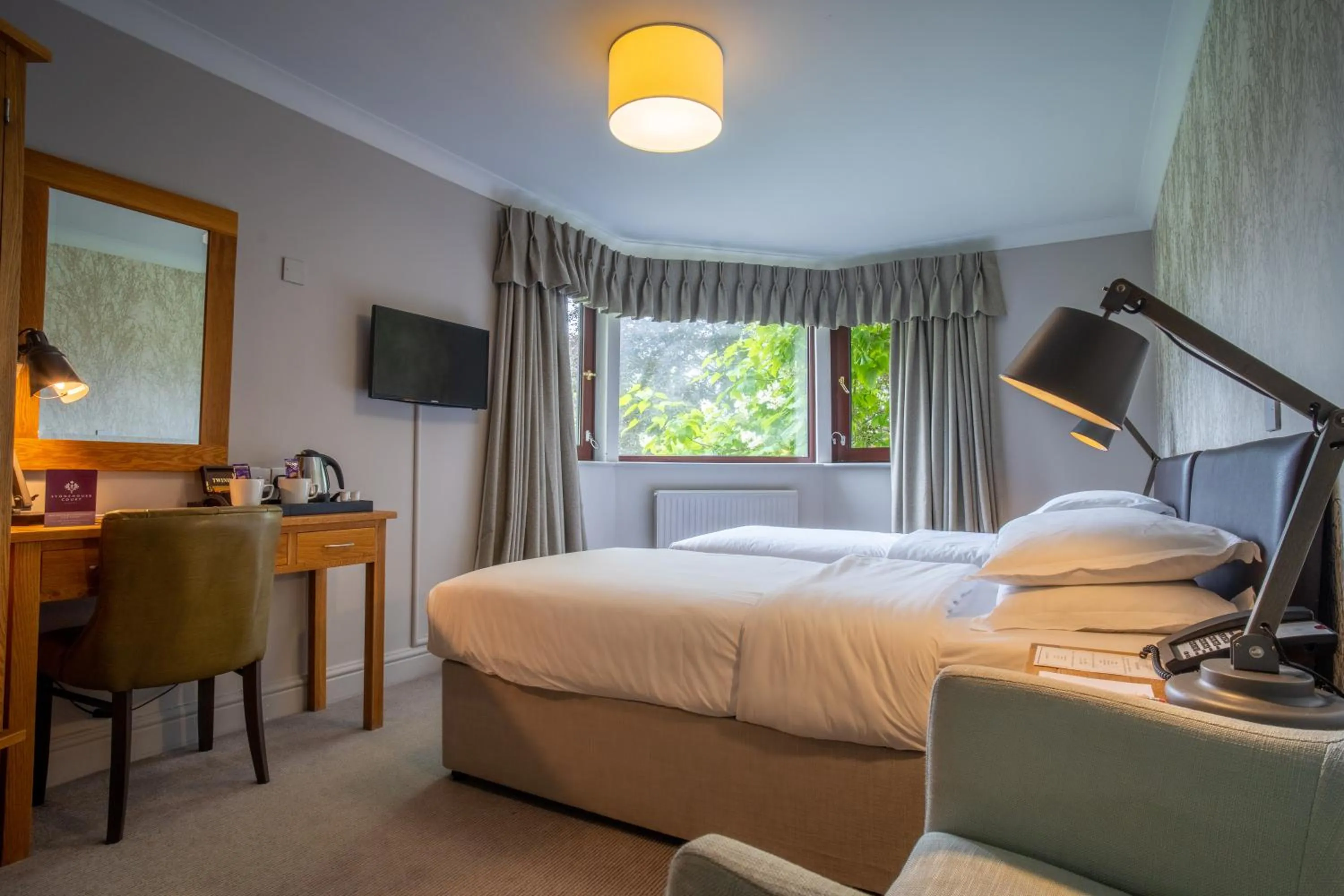 Bedroom, Bed in Stonehouse Court Hotel - A Bespoke Hotel