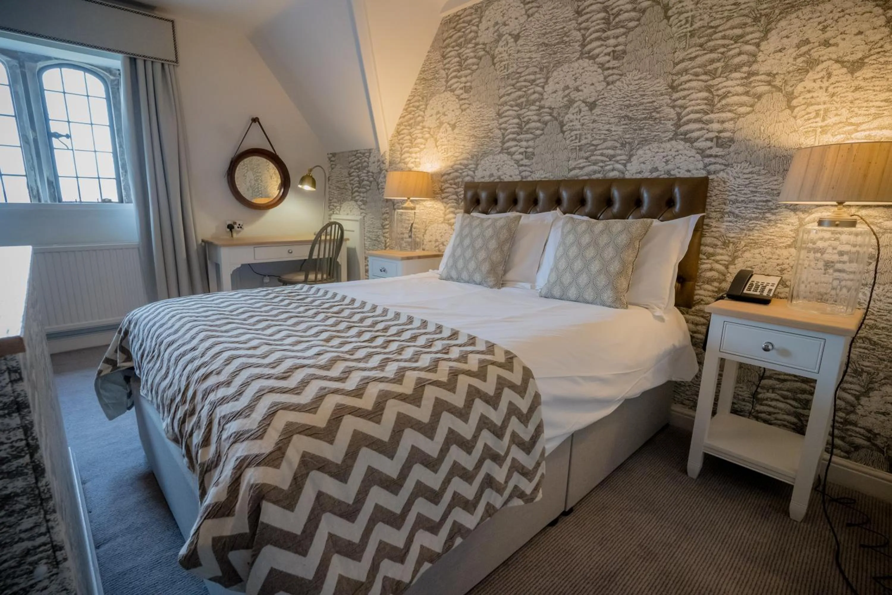 Bedroom, Bed in Stonehouse Court Hotel - A Bespoke Hotel