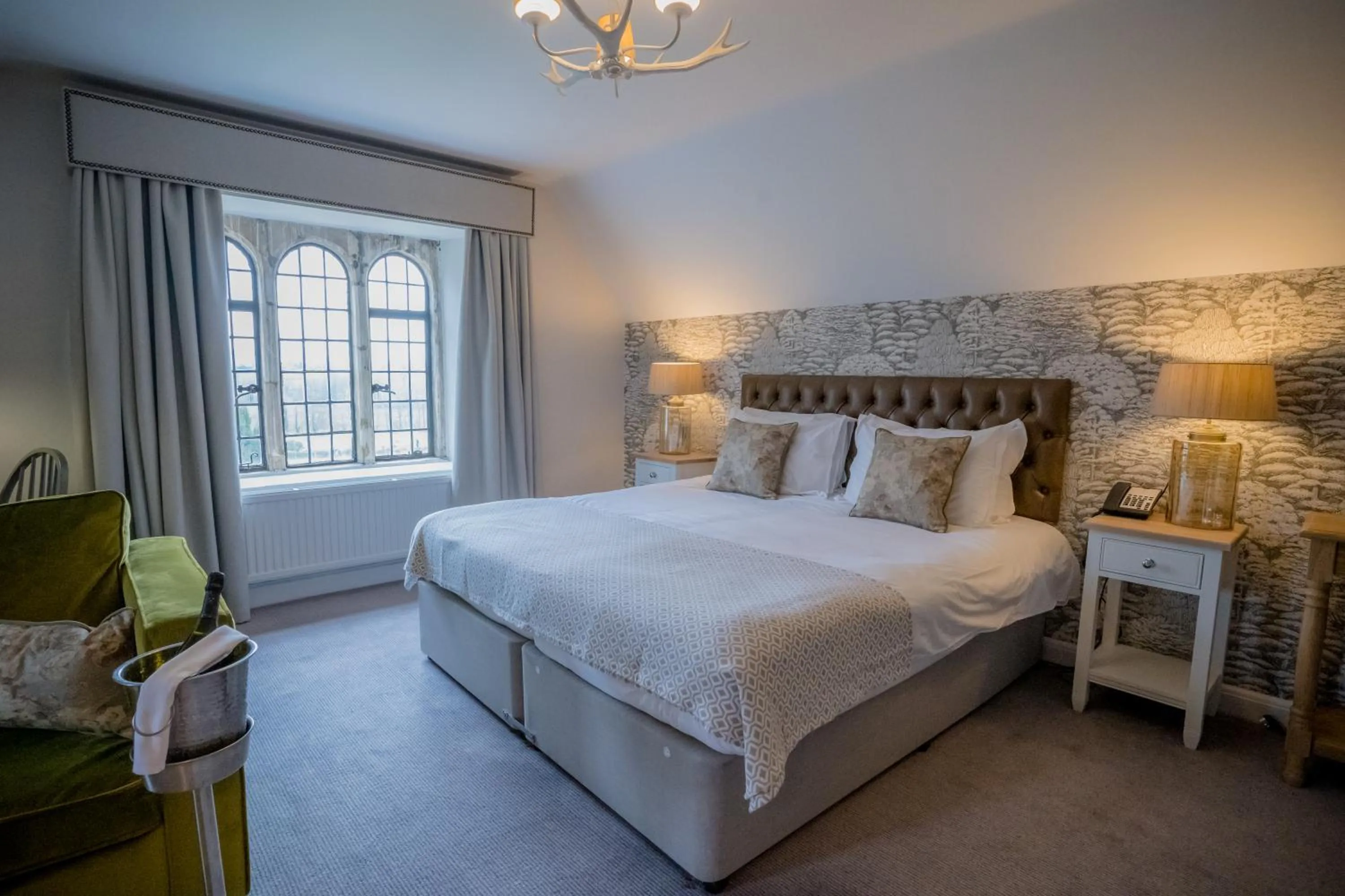 Bedroom, Bed in Stonehouse Court Hotel - A Bespoke Hotel