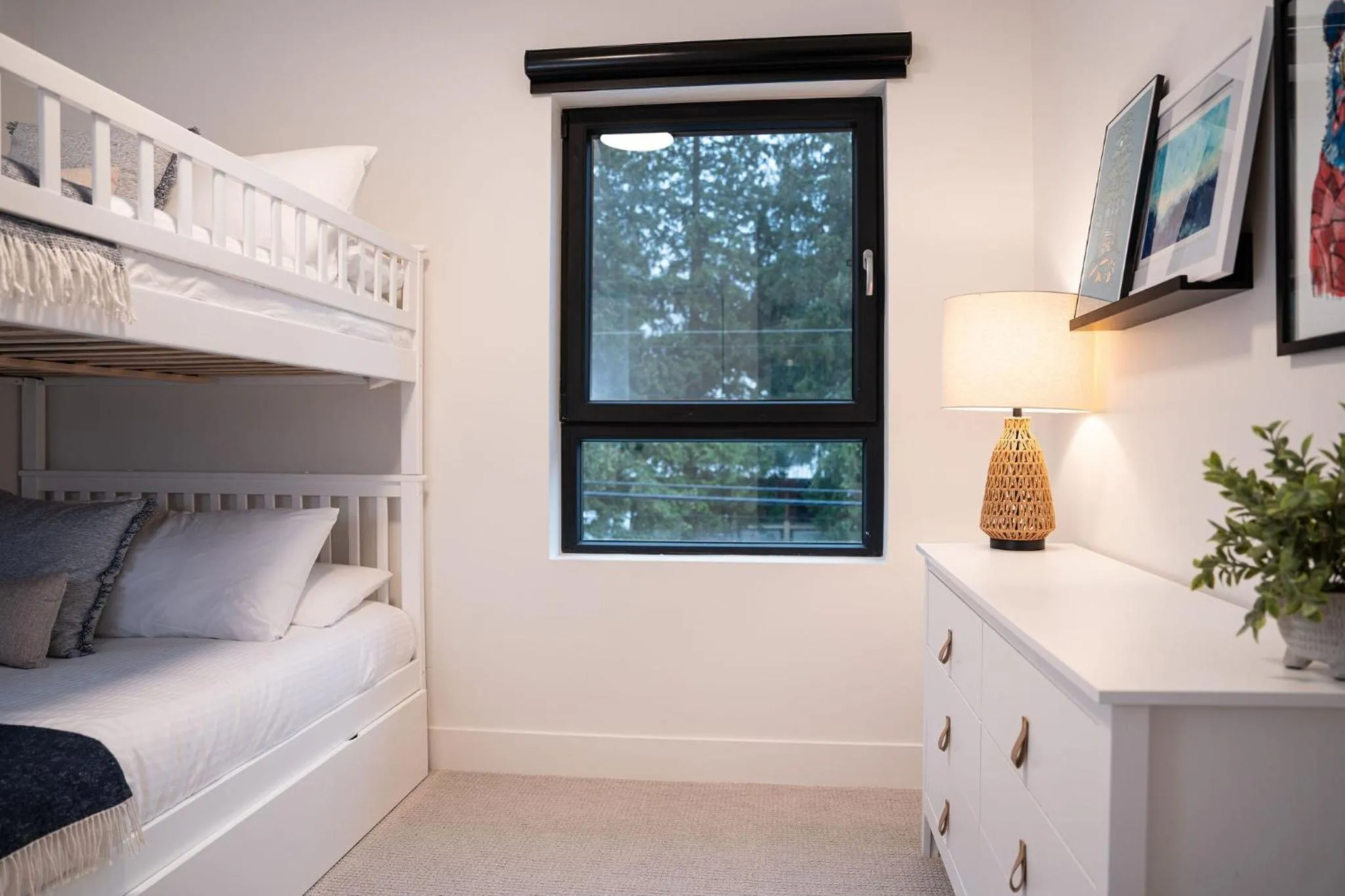 Bed in Hemlock Hangout by Revelstoke Vacations