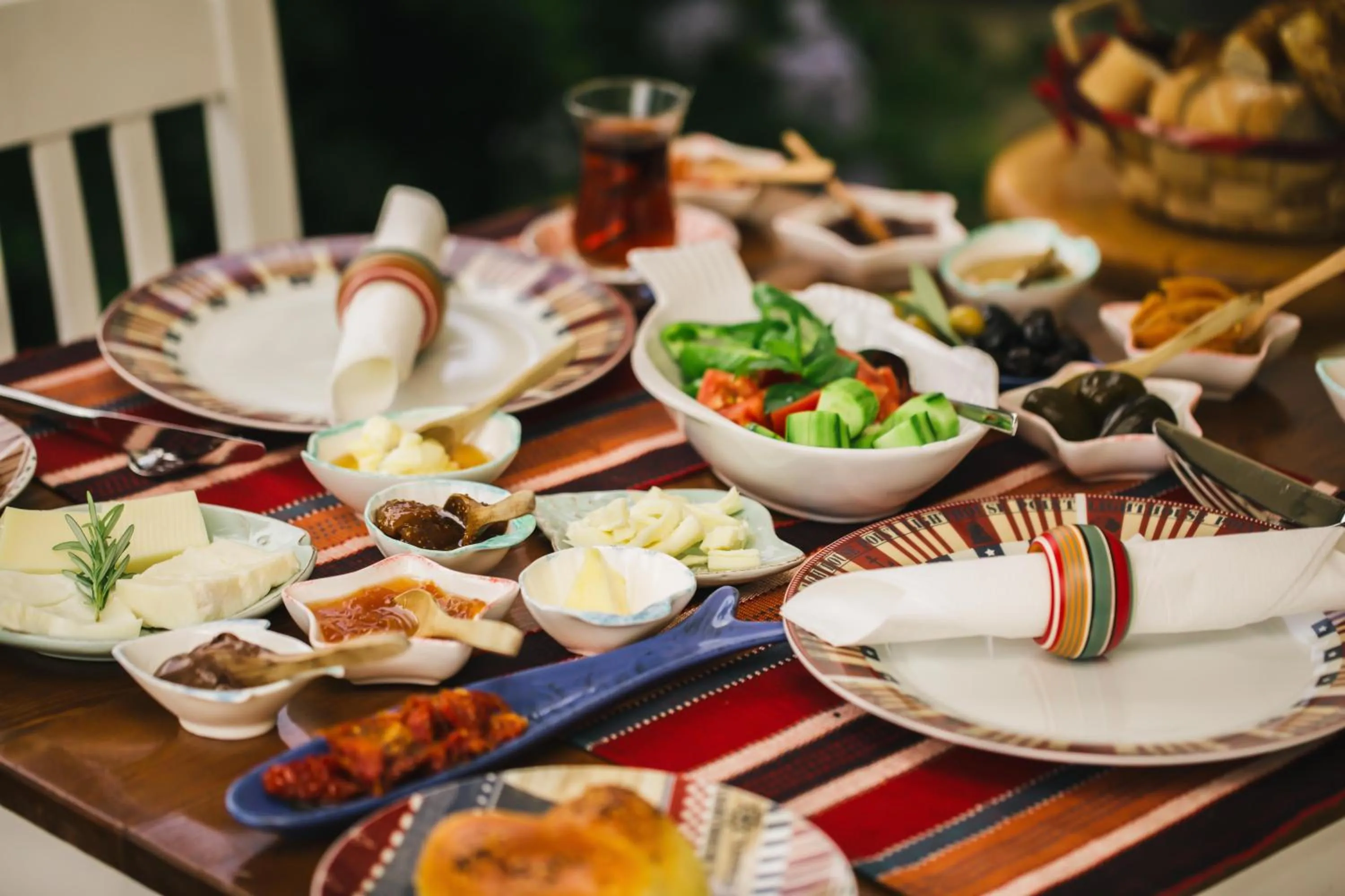 Food and drinks in Fora Konak Alacati