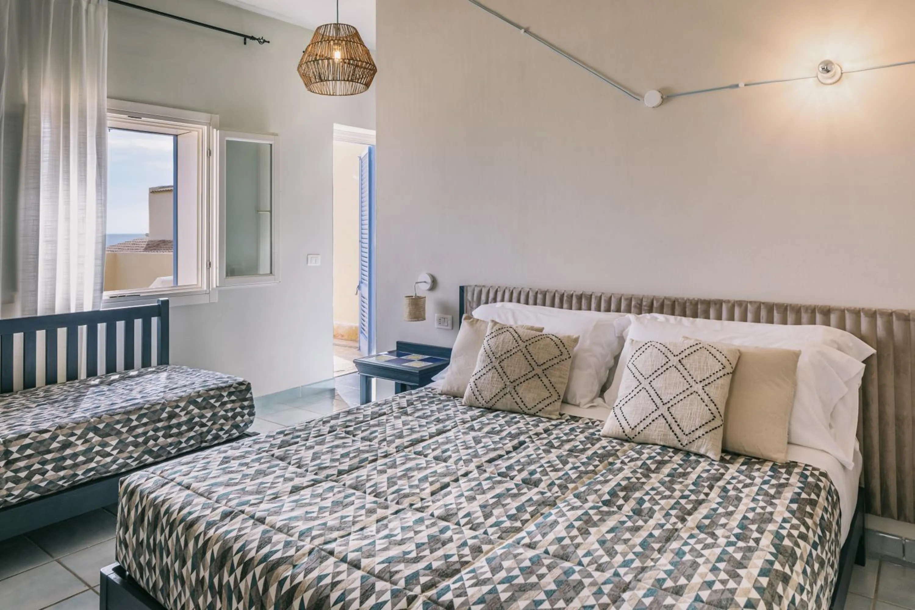 Bedroom, Bed in Mangia's Favignana Resort