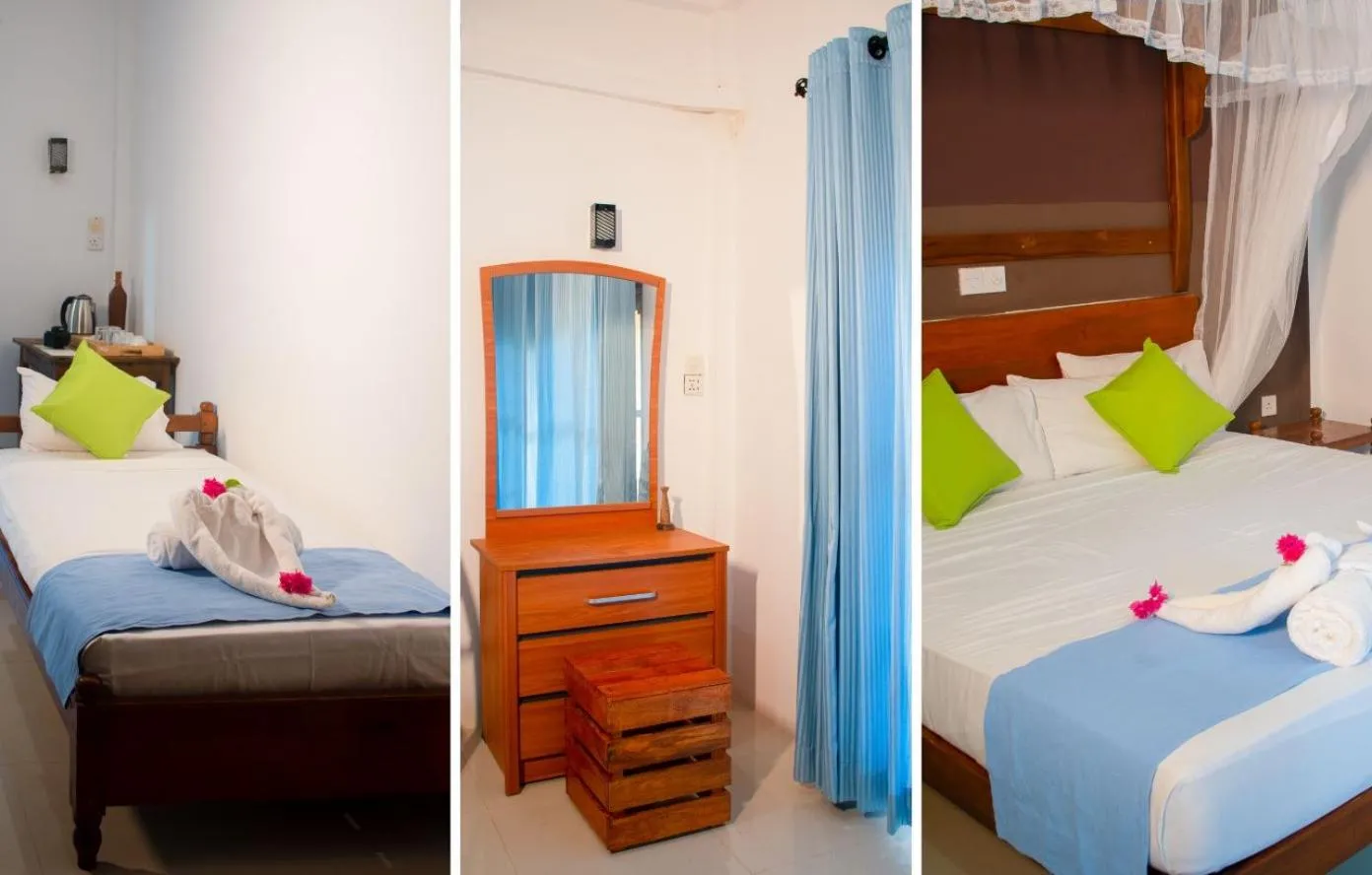 Bed in Sigiriya Cottage