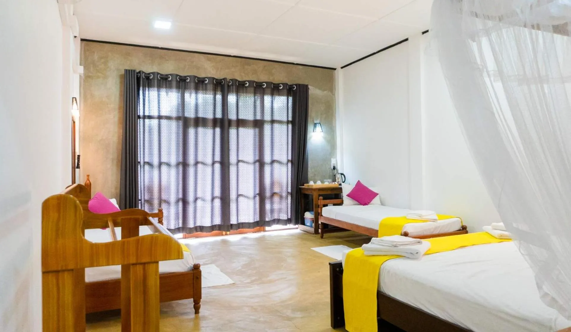 Bed in Sigiriya Cottage