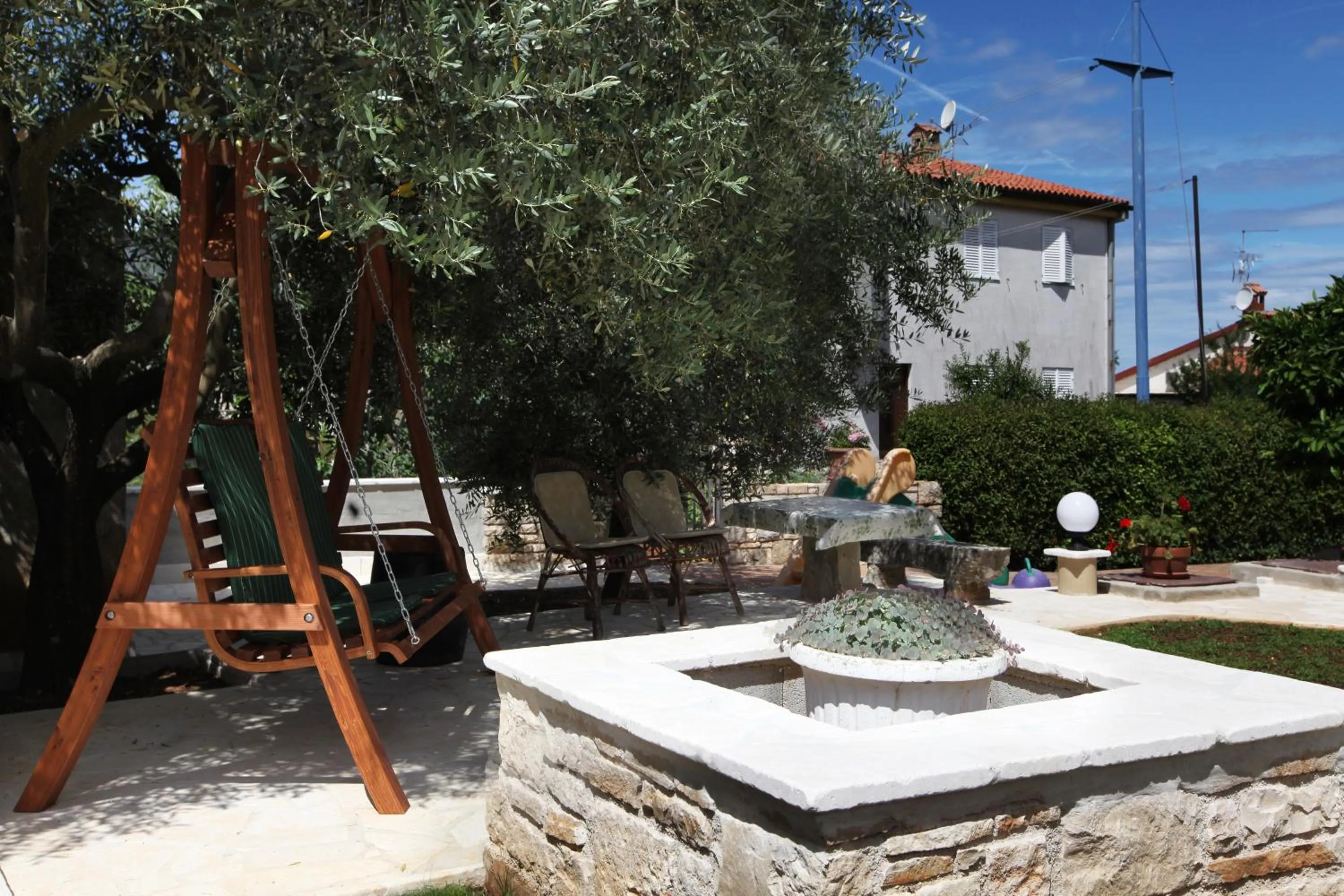 Patio in Apartmani Villa Otilija