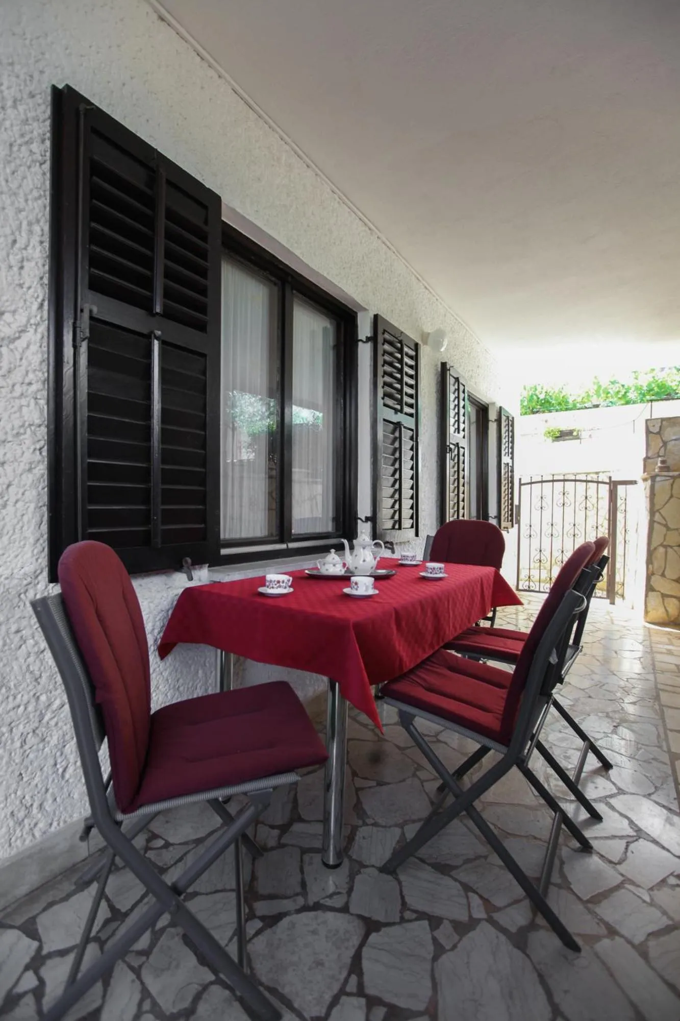 Patio in Apartmani Villa Otilija