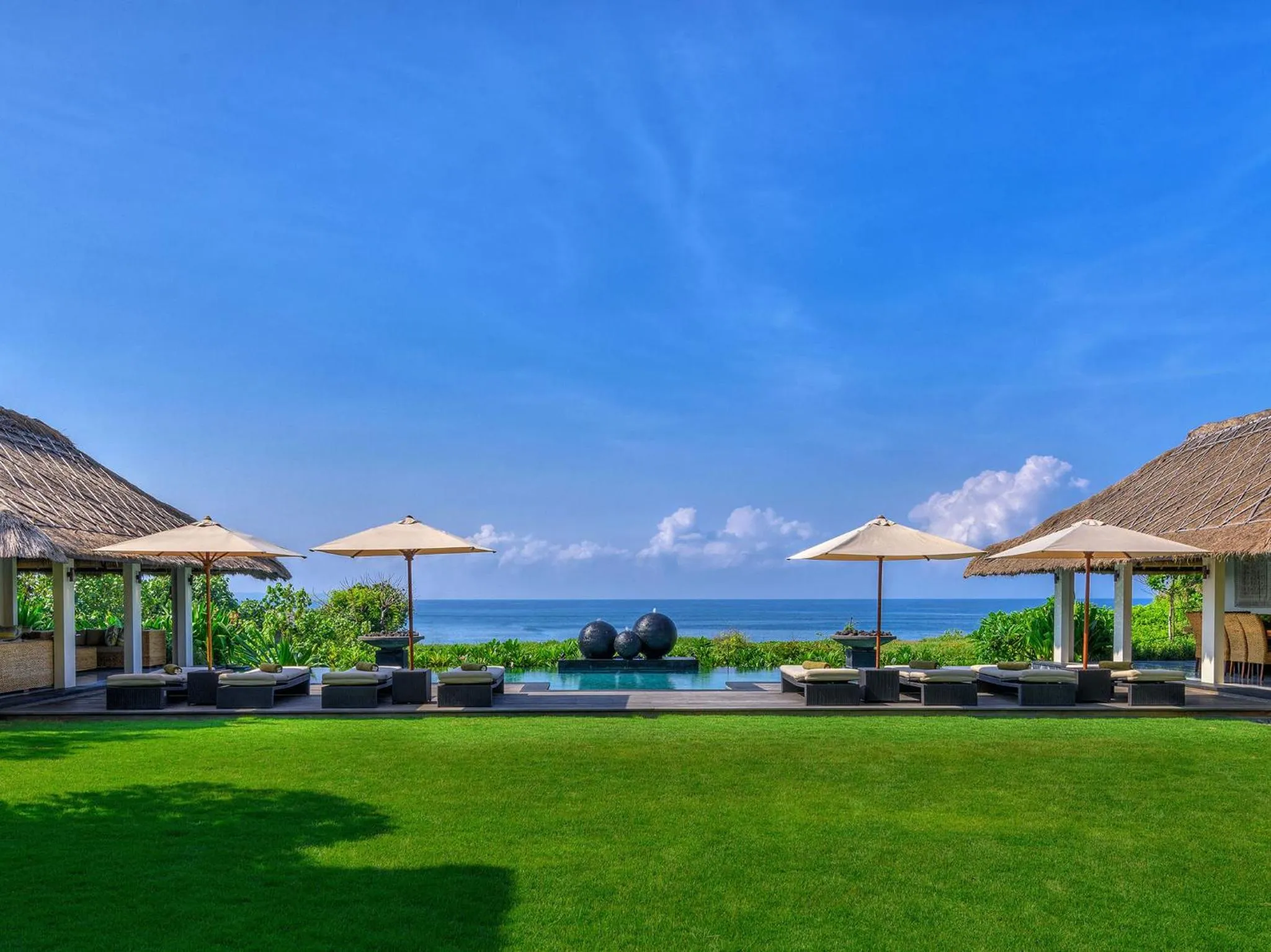 Natural landscape in Seseh Beach Villas