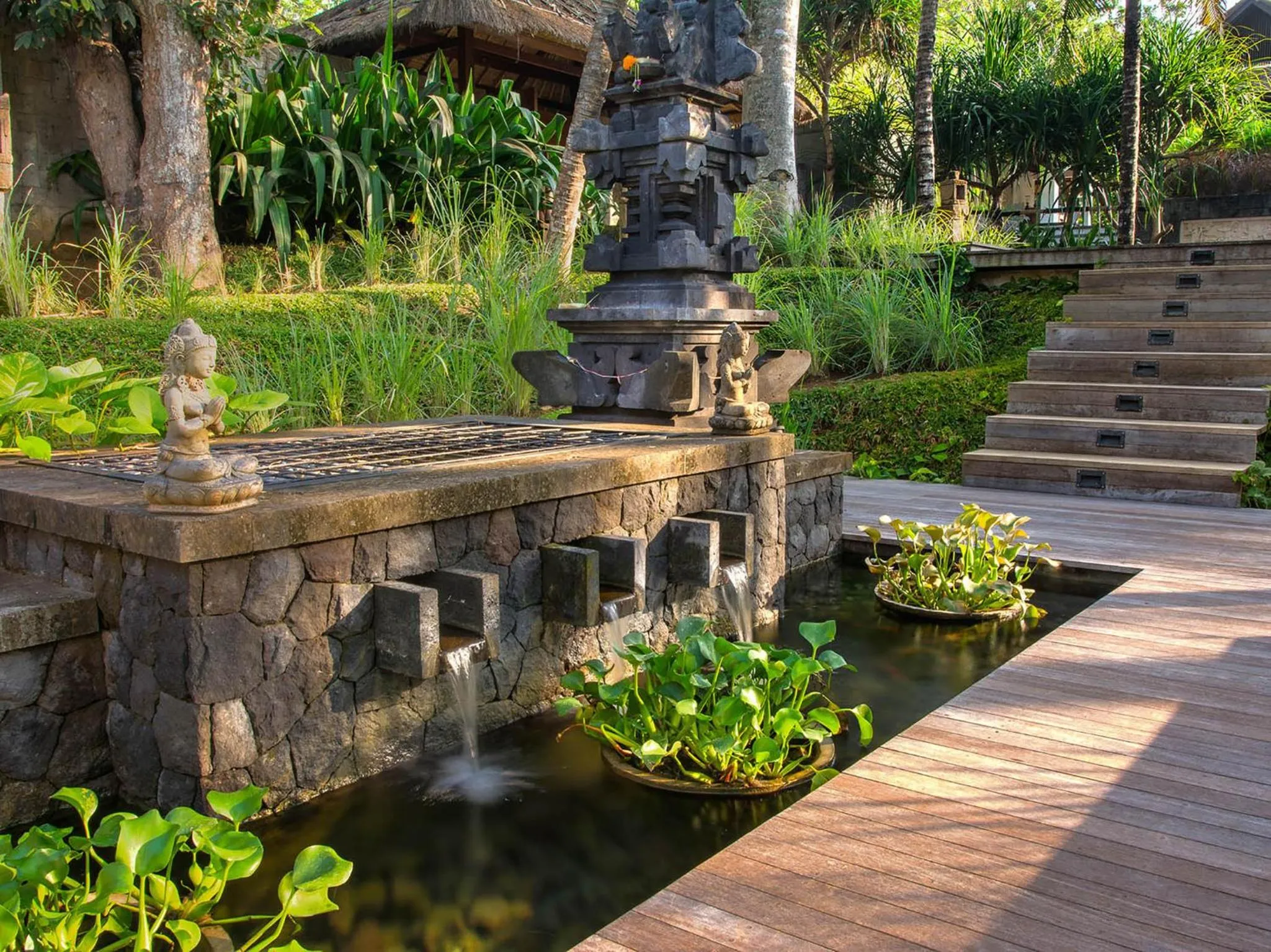 Garden in Seseh Beach Villas