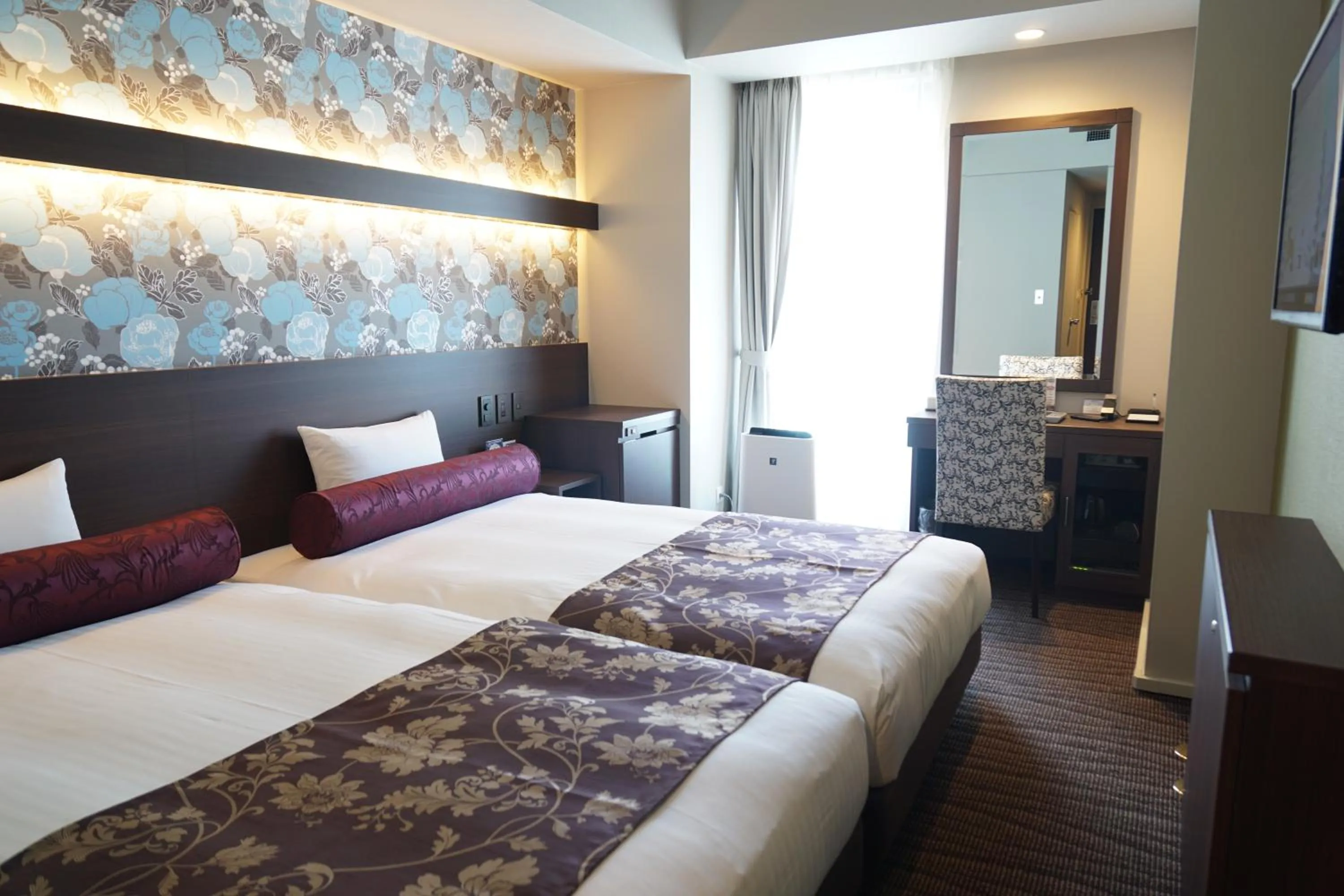 Photo of the whole room, Bed in Hotel WBF Sapporo Chuo