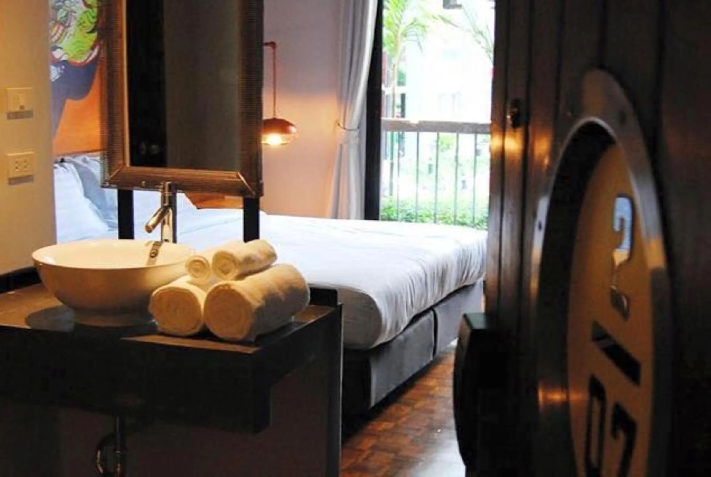 Decorative detail, Bed in Cacha Hotel