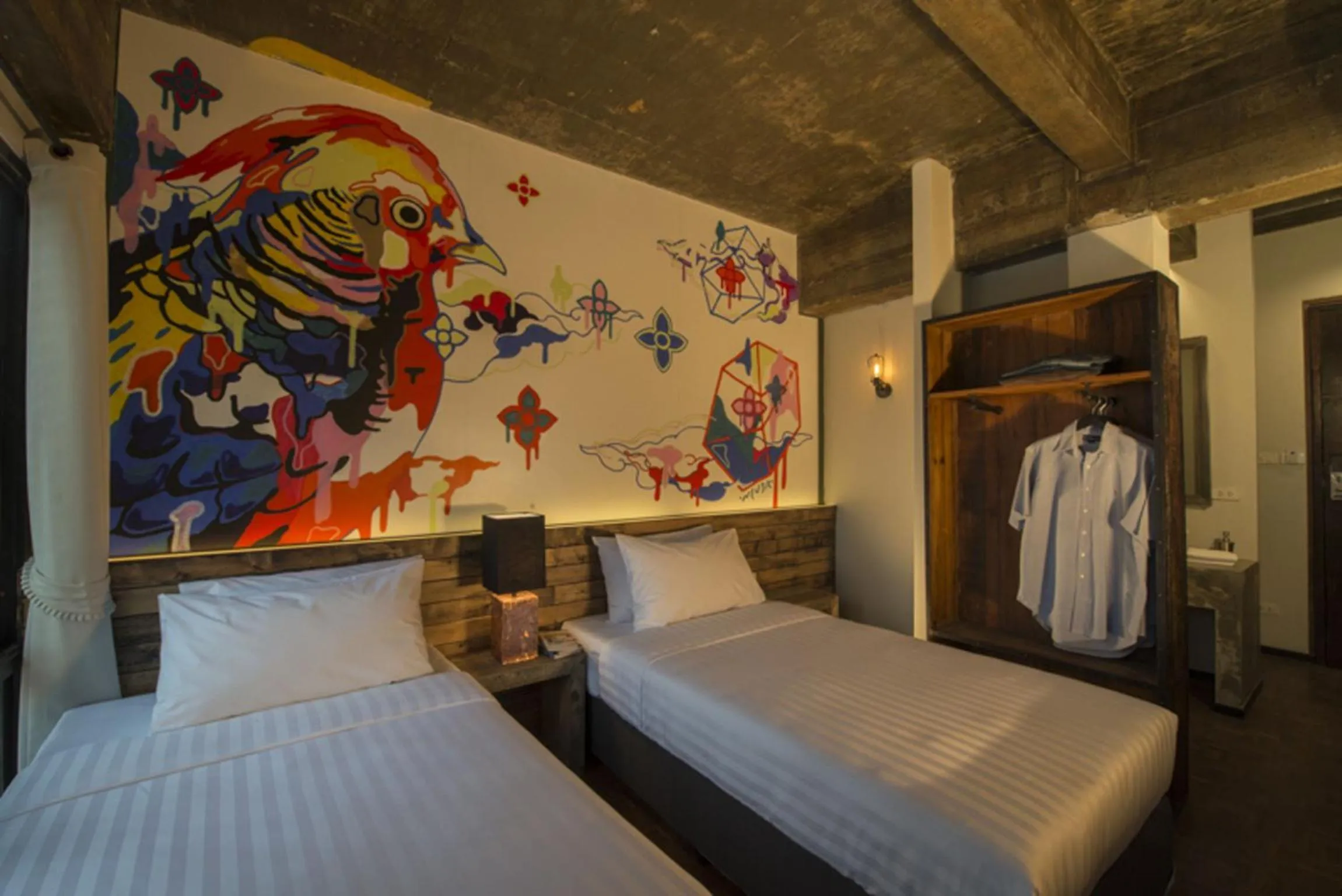 Restaurant/places to eat, Bed in Cacha Hotel