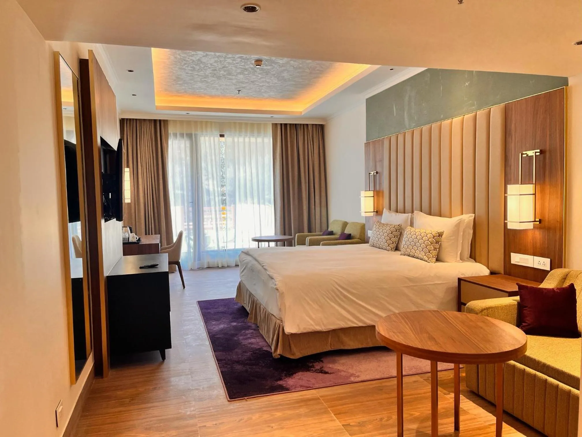 Bed in Vivanta Tawang