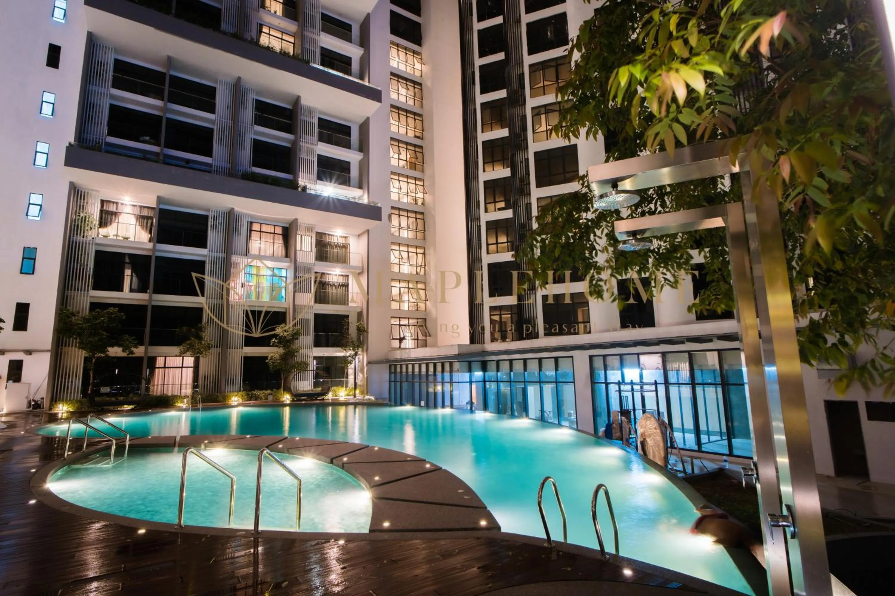 Swimming pool in The Shore Premier Suites Kota Kinabalu