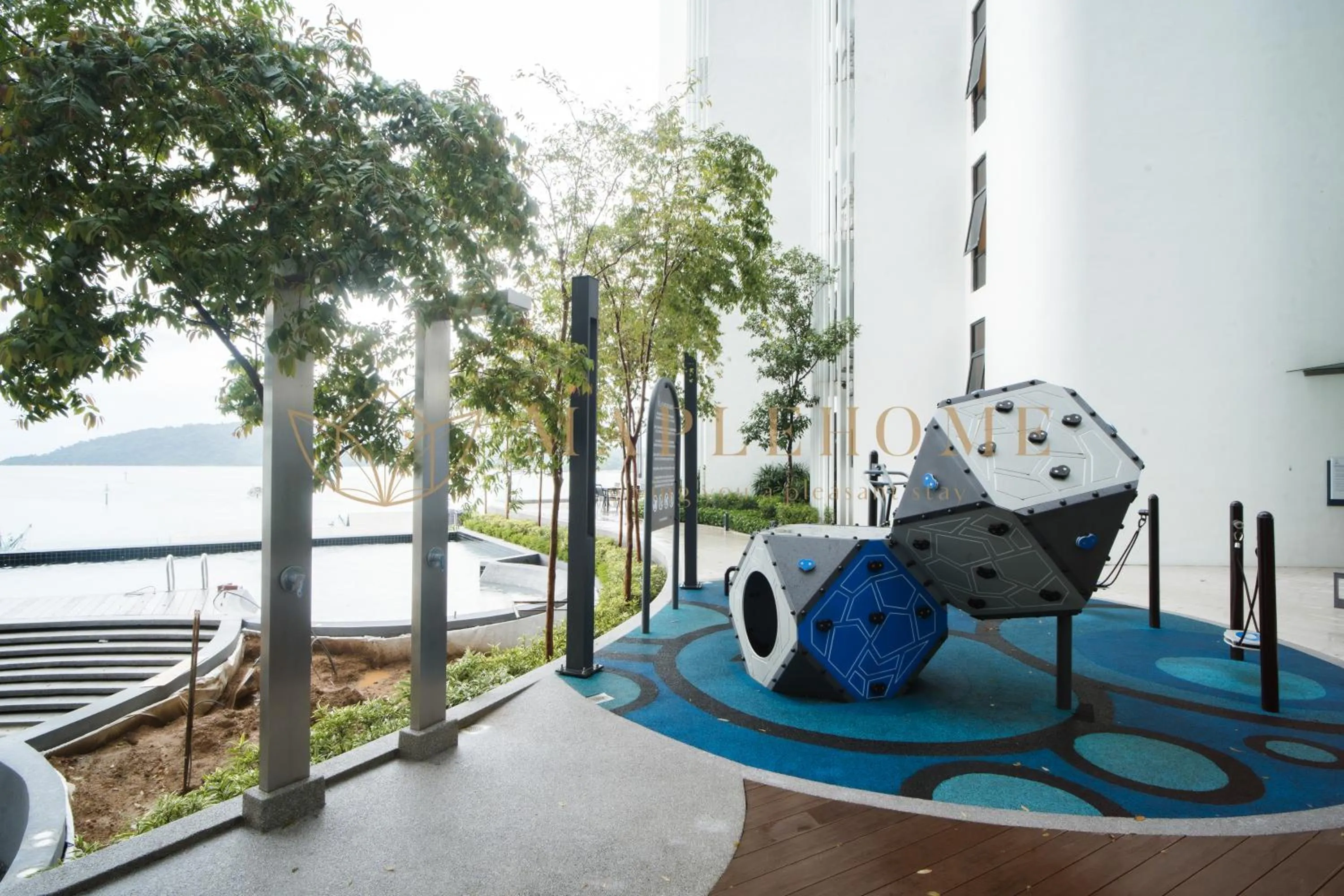 Children play ground in The Shore Premier Suites Kota Kinabalu