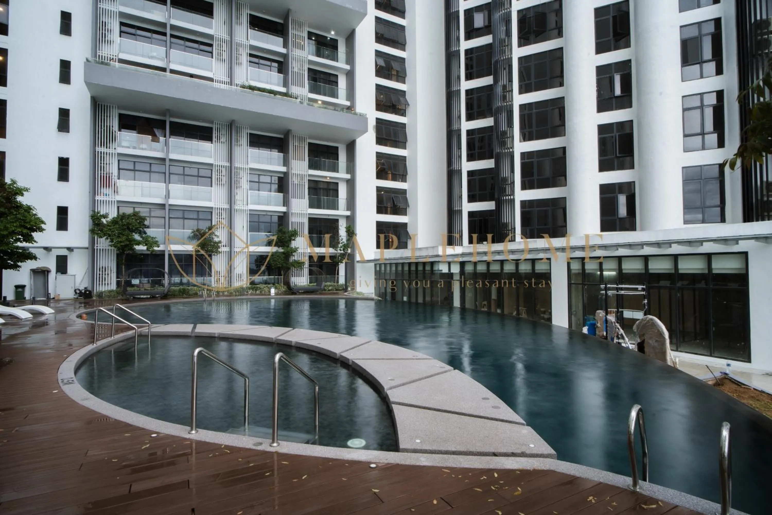 Swimming pool in The Shore Premier Suites Kota Kinabalu