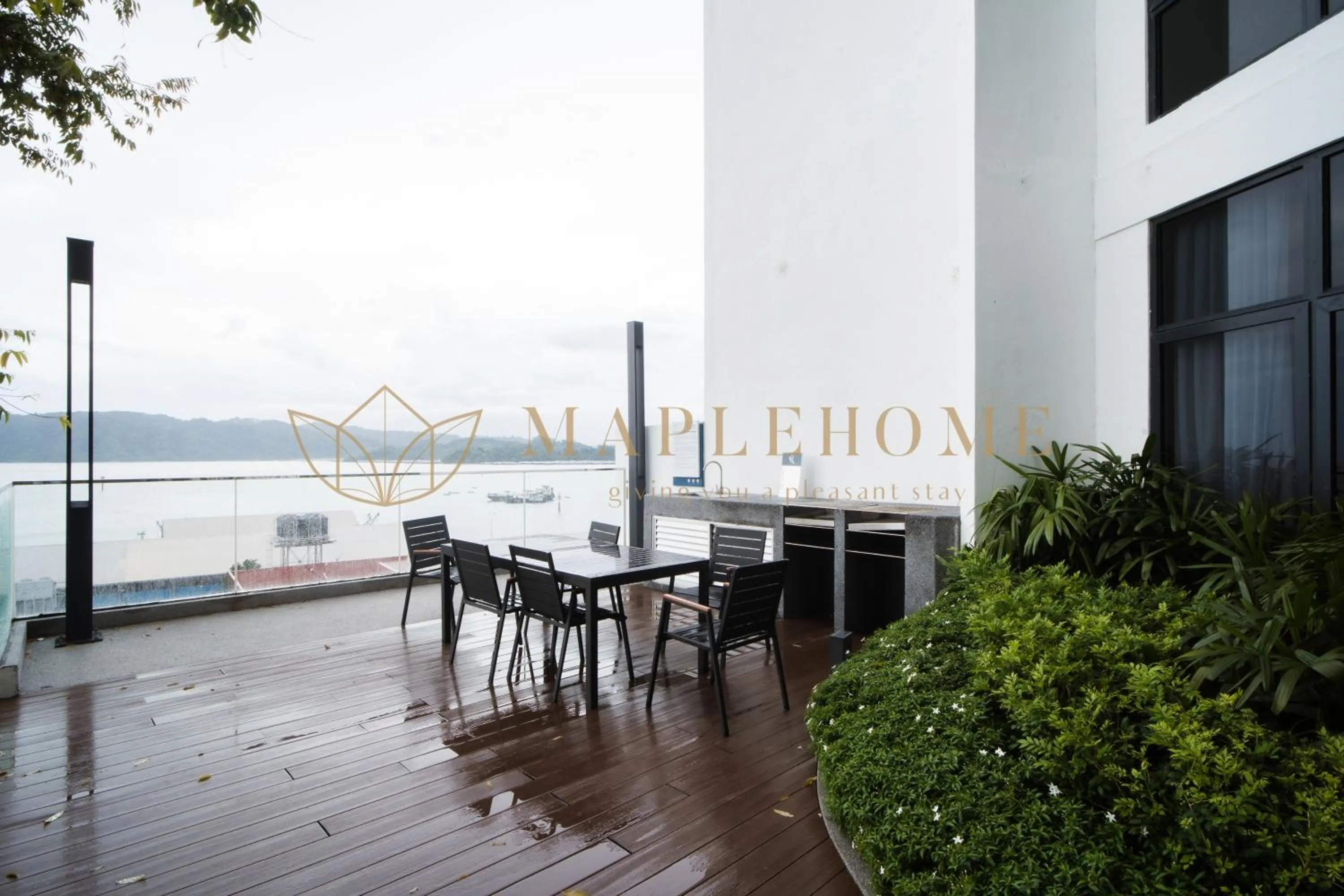 Sea view in The Shore Premier Suites Kota Kinabalu