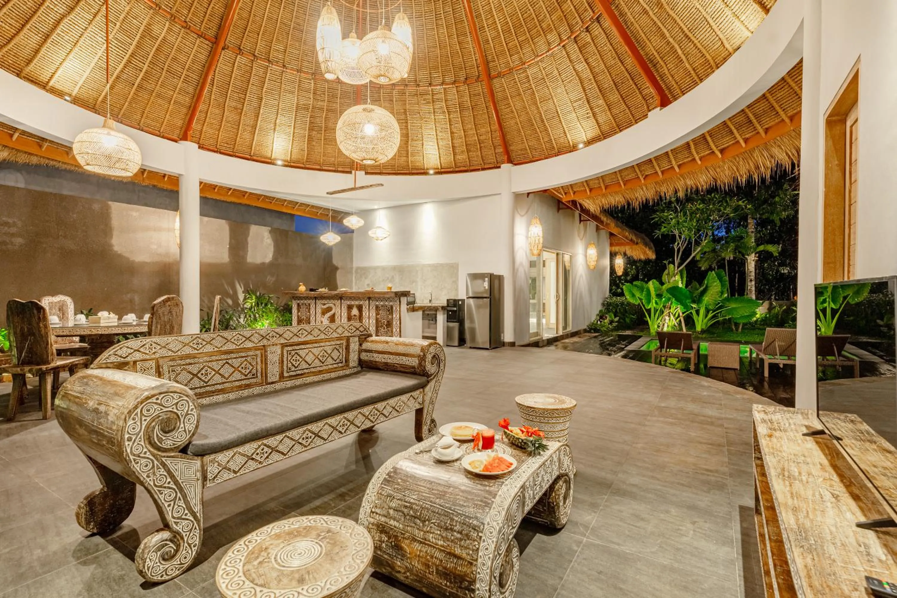 Patio in Brand new Luxury 3BR villa Ethnic Ubud # 1