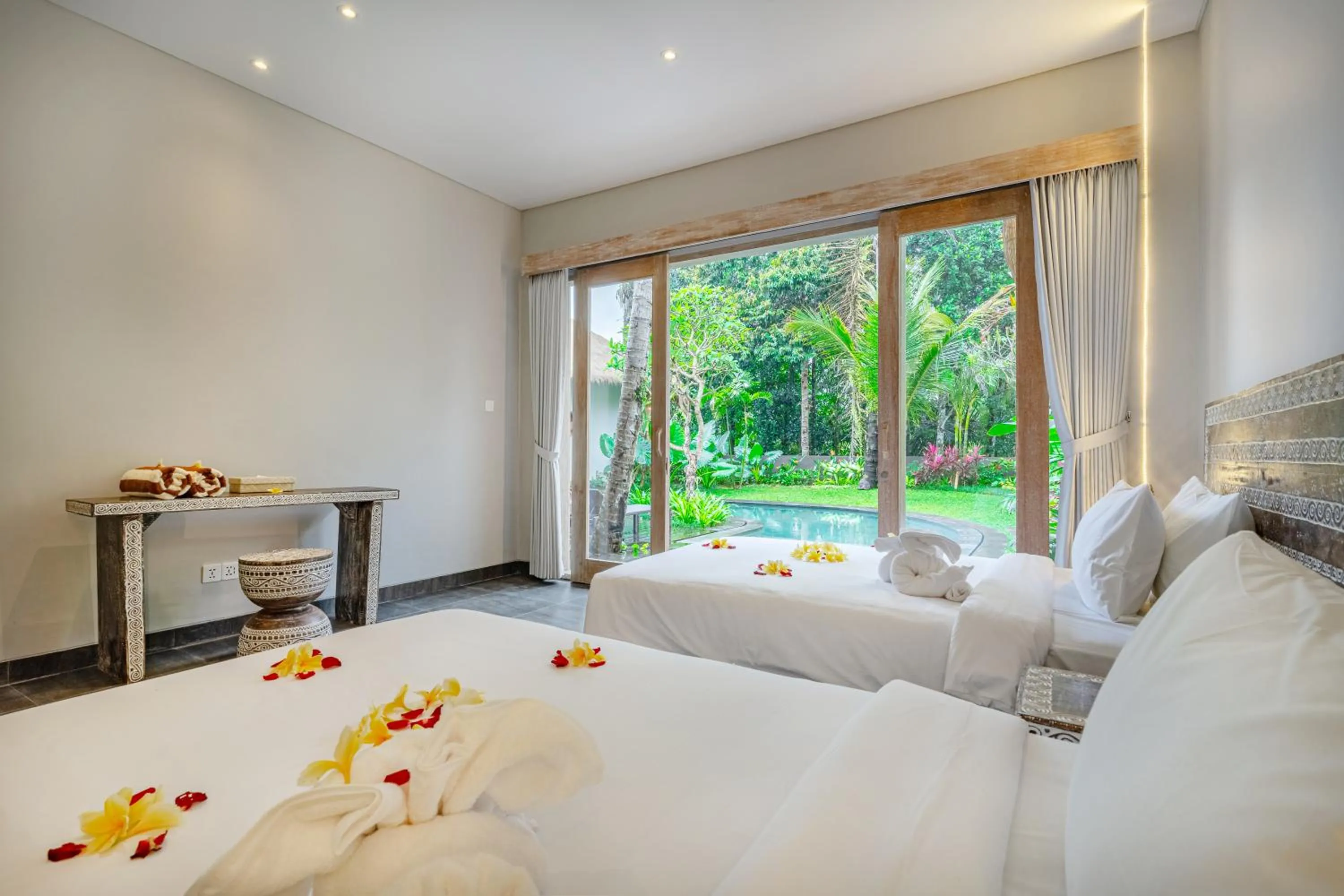 Bed in Brand new Luxury 3BR villa Ethnic Ubud # 1