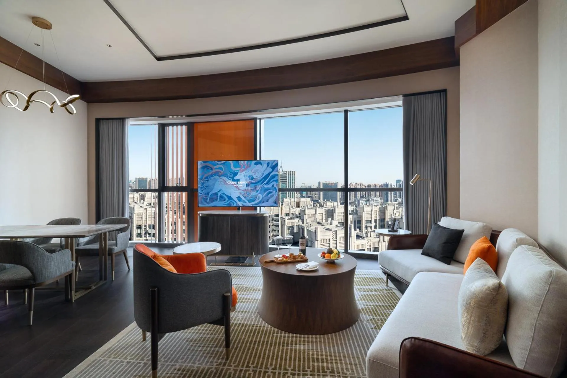 Living room in Grand Barony Jinan CBD
