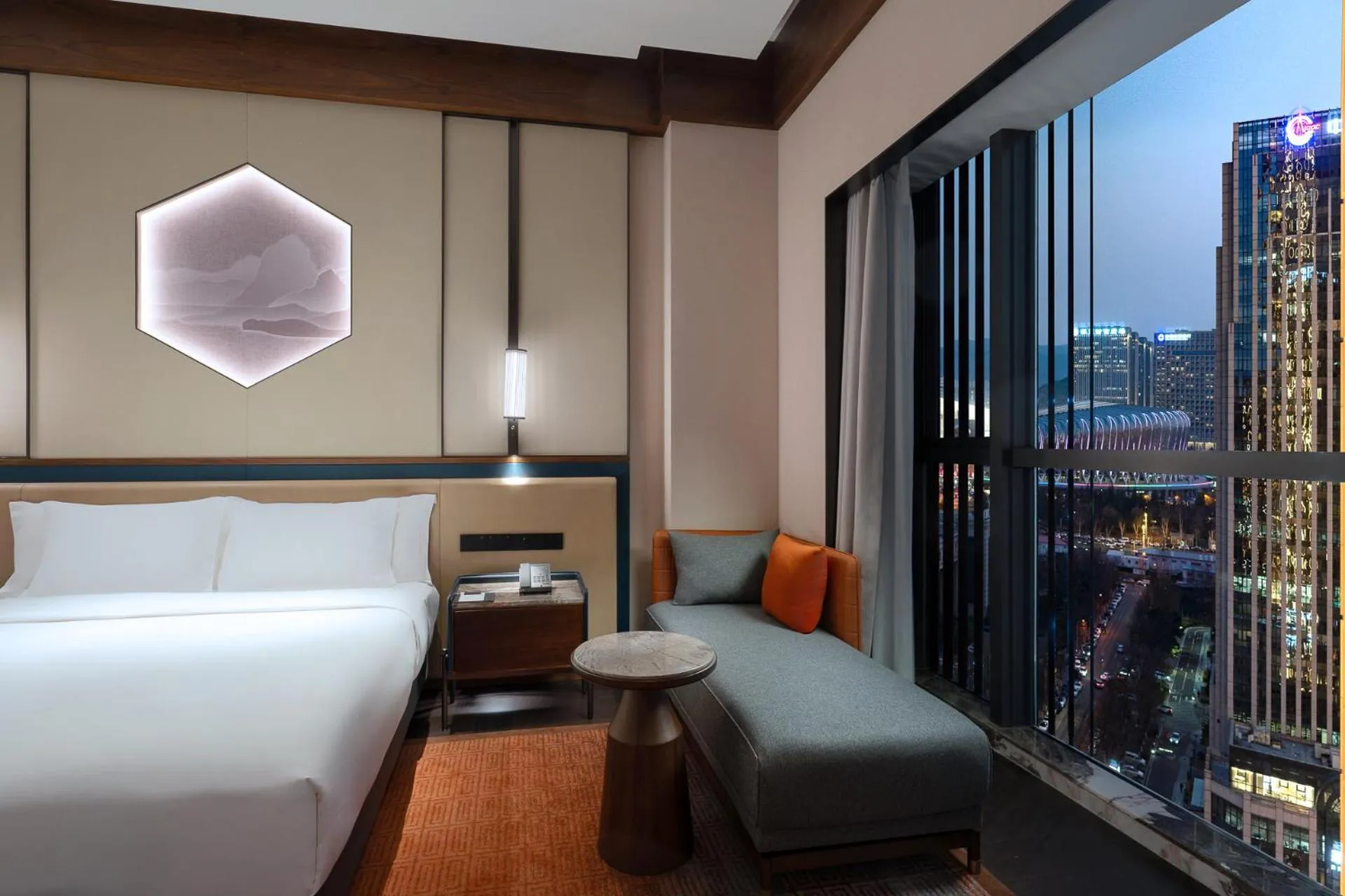 Bed in Grand Barony Jinan CBD