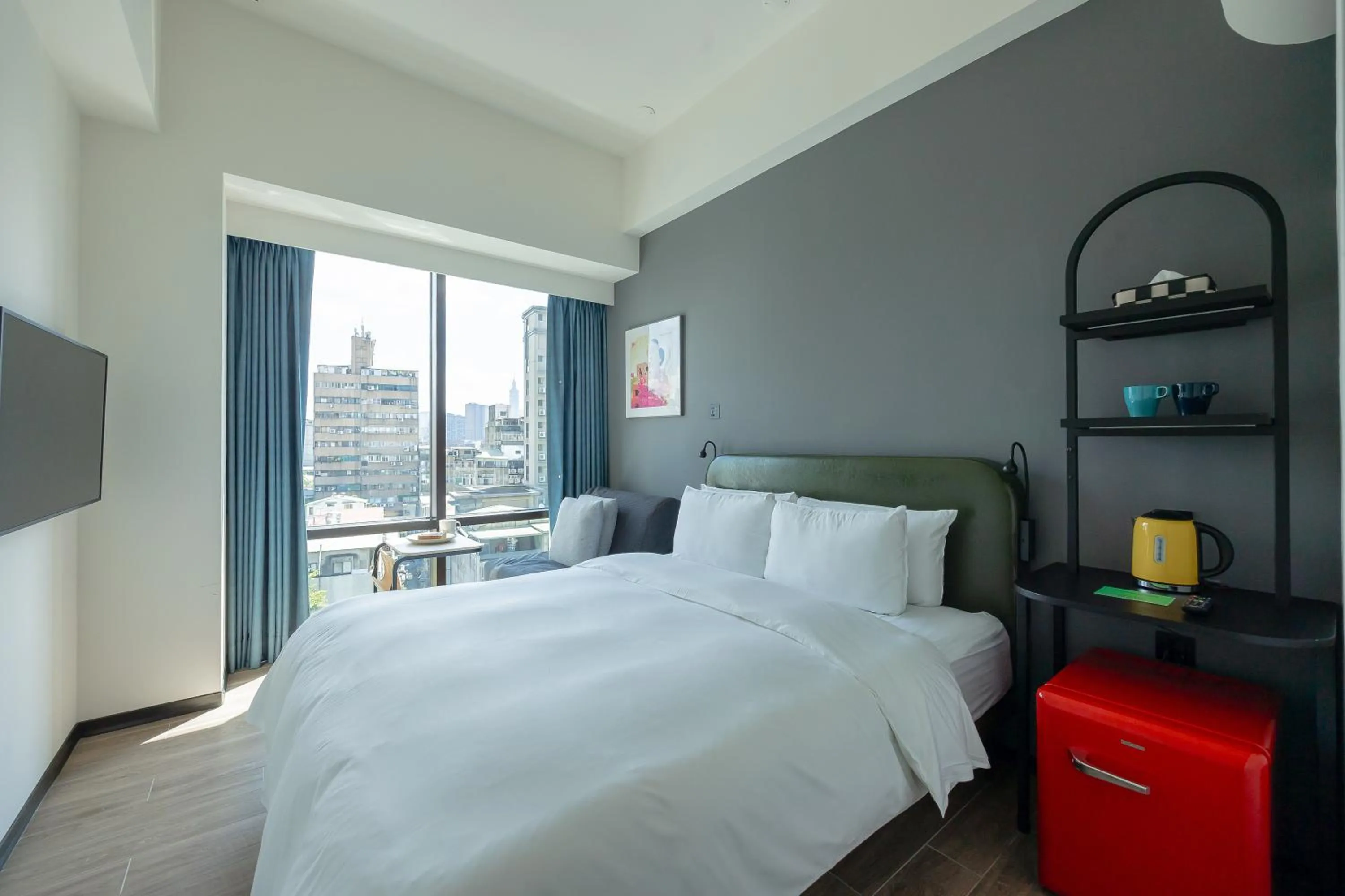 Photo of the whole room, Bed in 瀚寓夏天 Hanns Summer