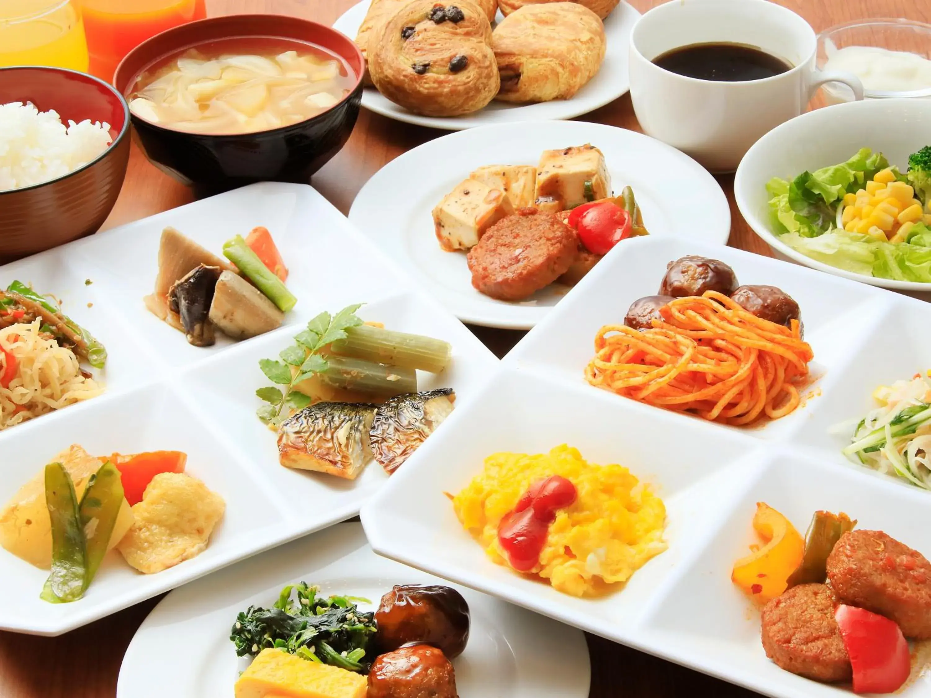 Buffet breakfast in Centurion Hotel Hamamatsu Buffet breakfast in Centurion Hotel Hamamatsu