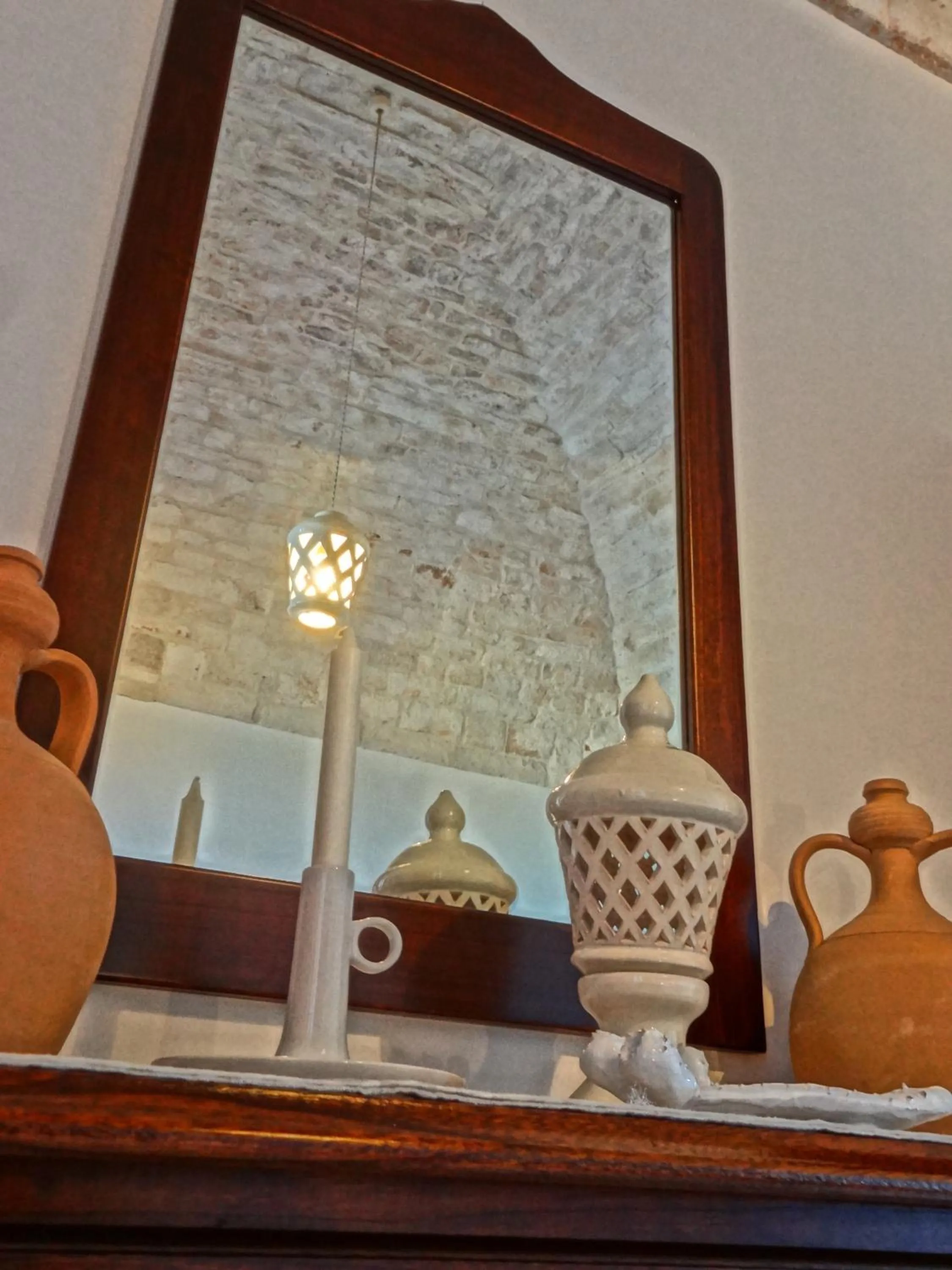 Decorative detail in Trulli-eu Guesthouse Alberobello