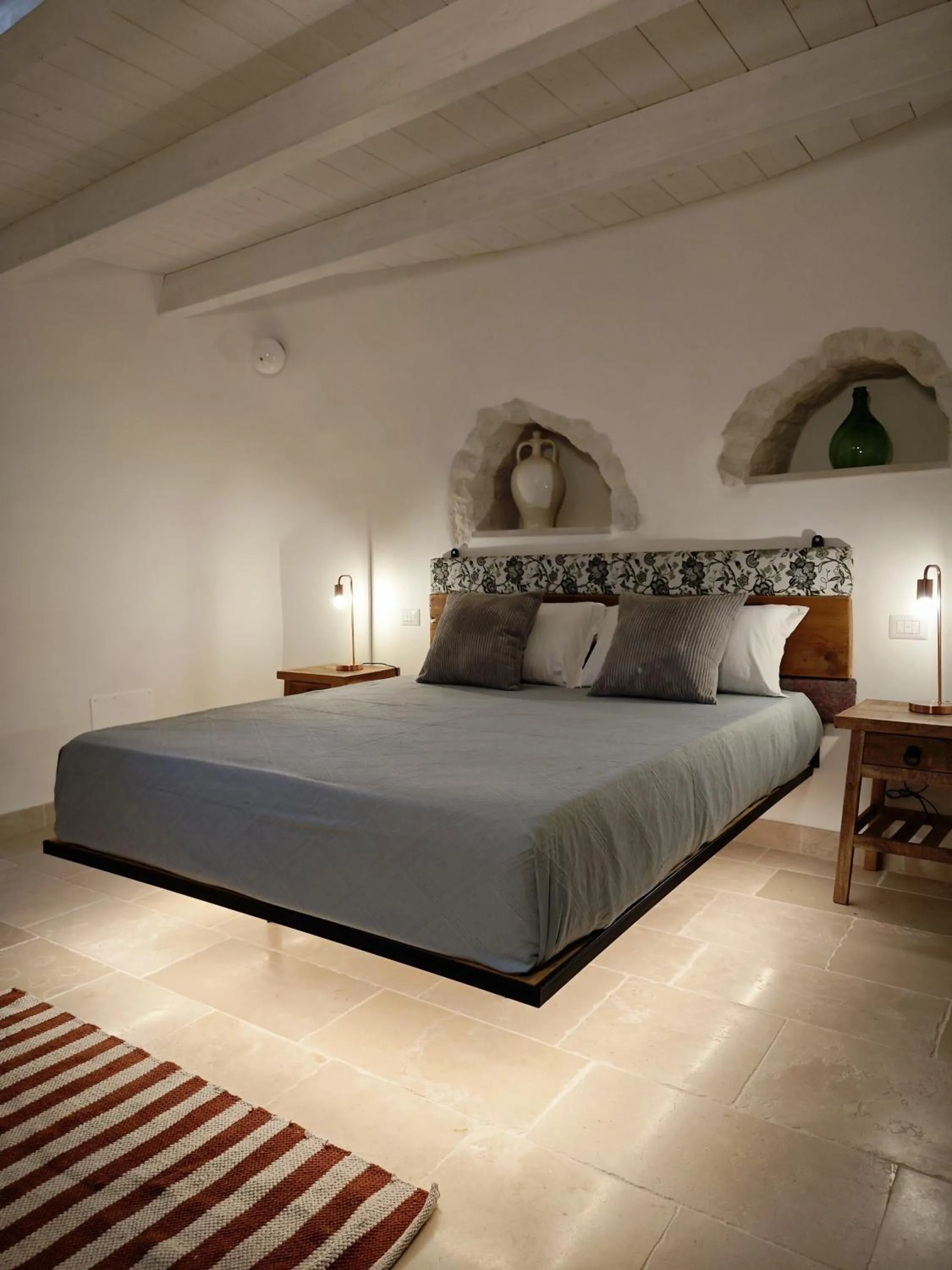 Bed in Trulli-eu Guesthouse Alberobello