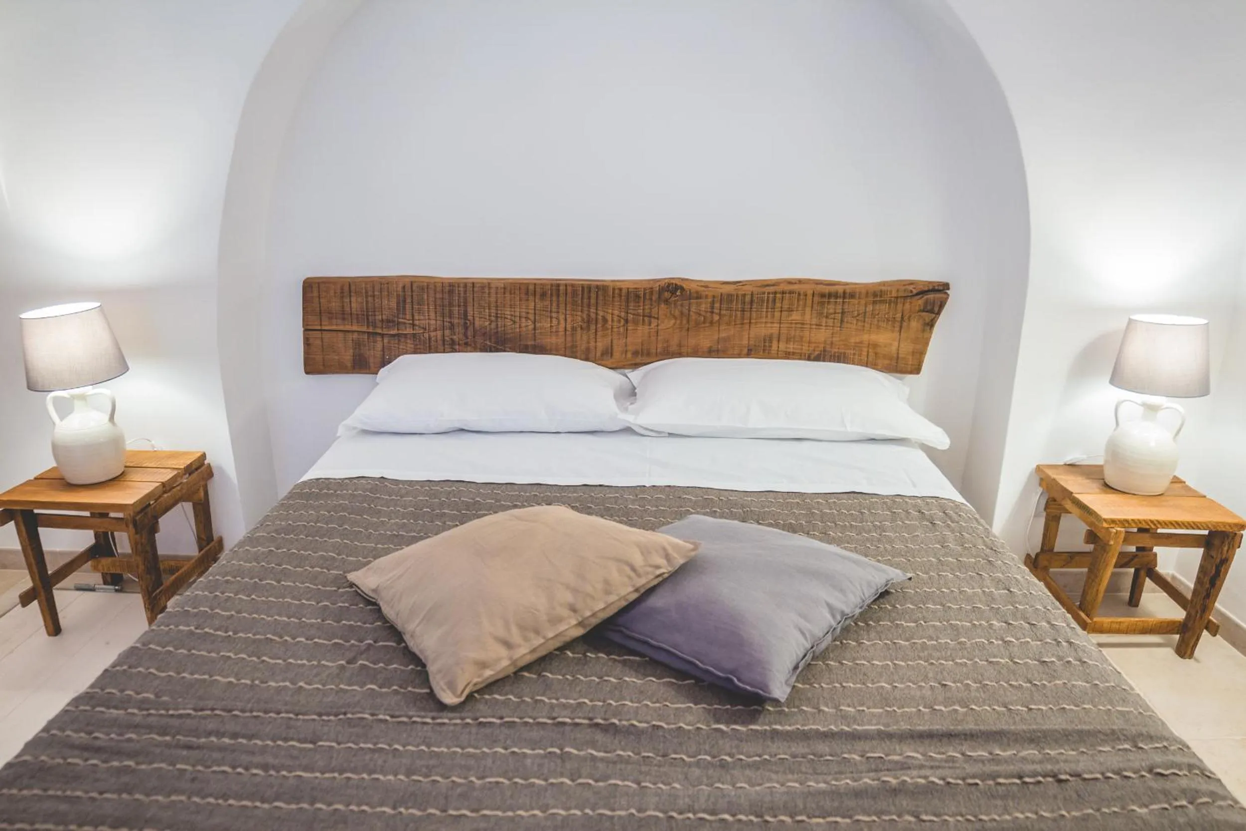 Bed in Trulli-eu Guesthouse Alberobello