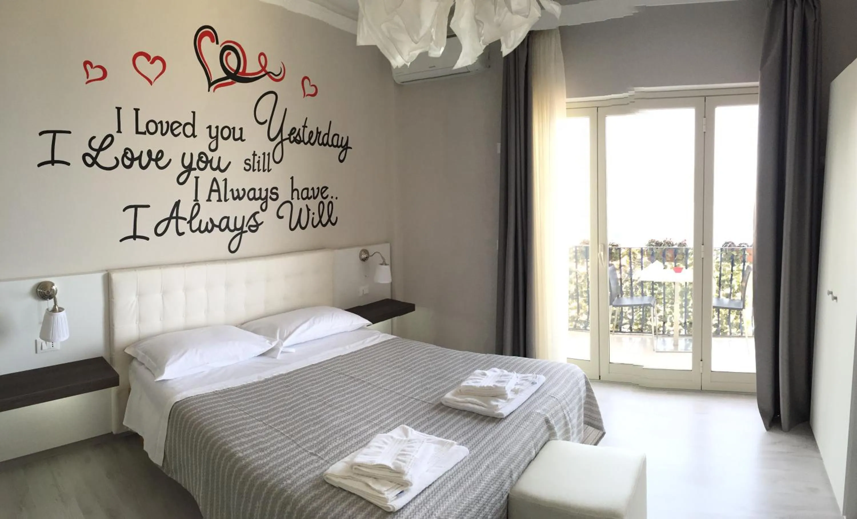 Sea view, Bed in Athena Charming Rooms